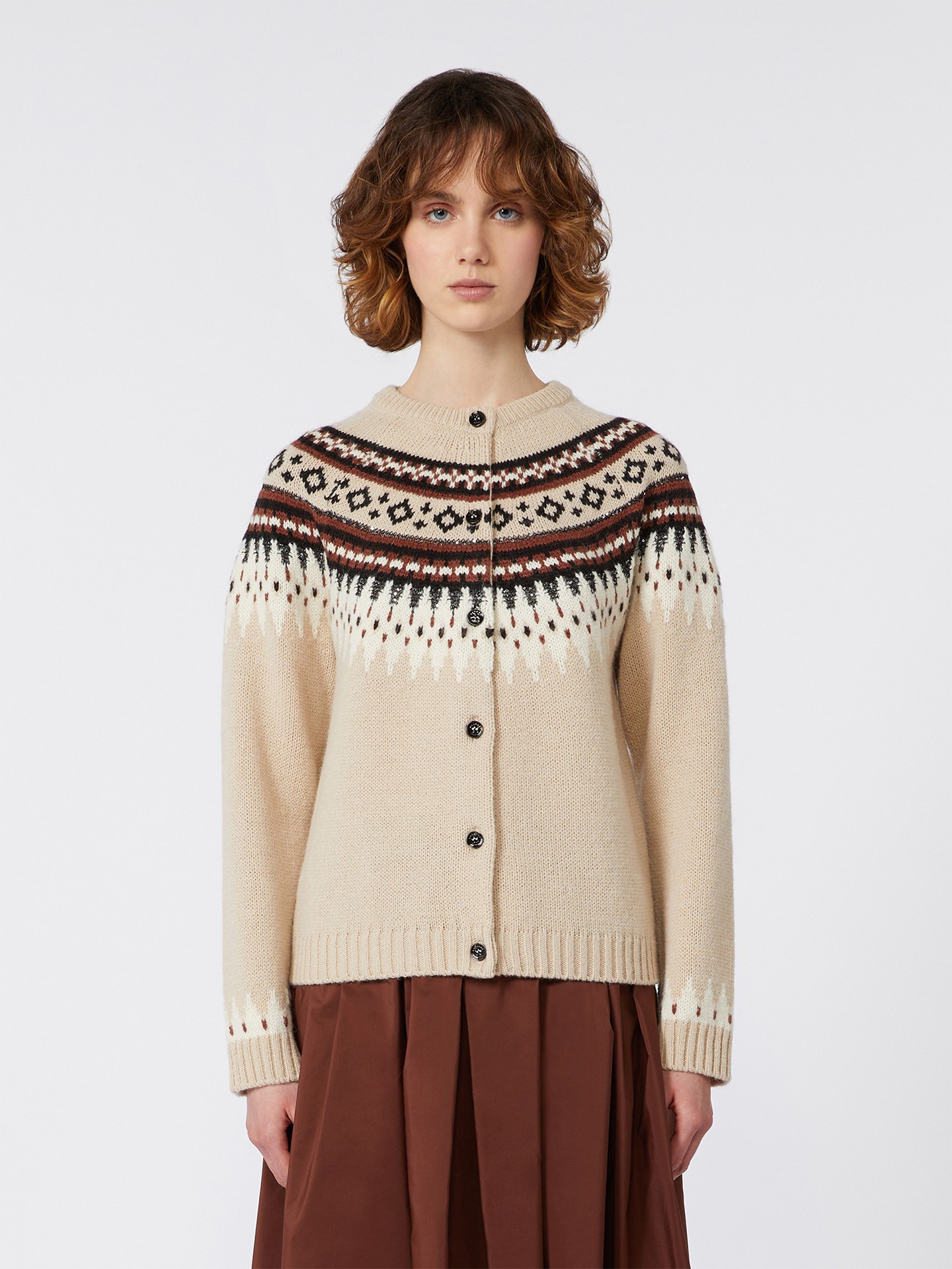 Casaco de Malha com Padrão Cabiria1234