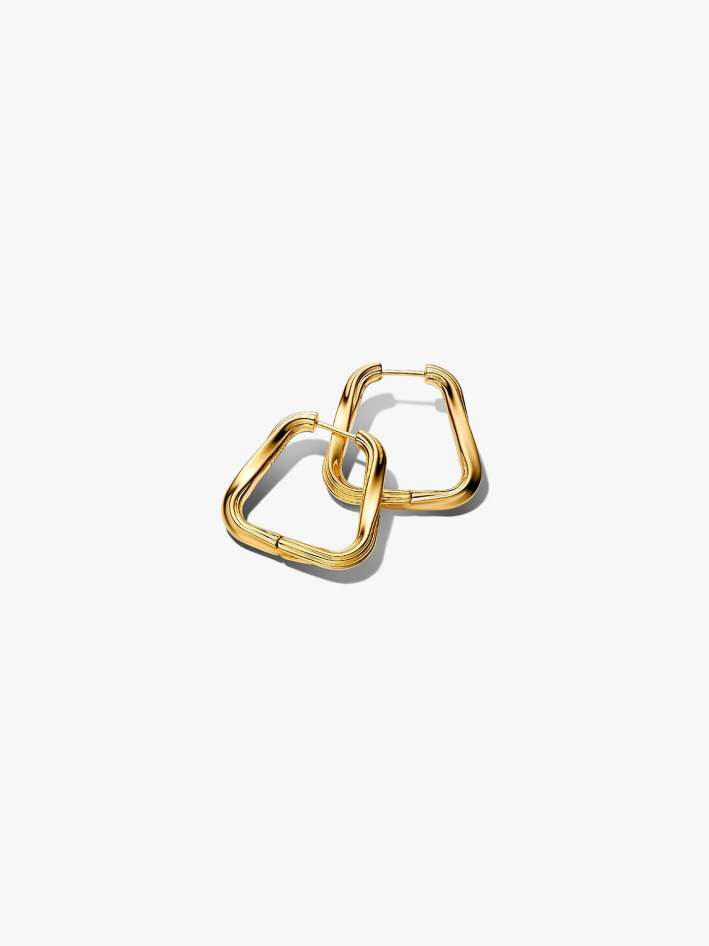 Argolas Grandes Triângulo Torcido