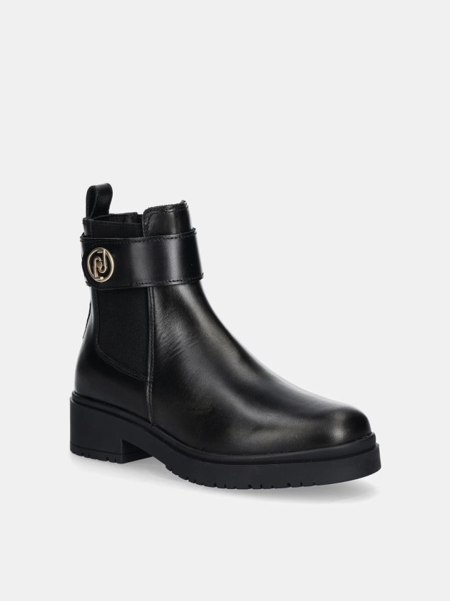 Botins Chelsea em Pele