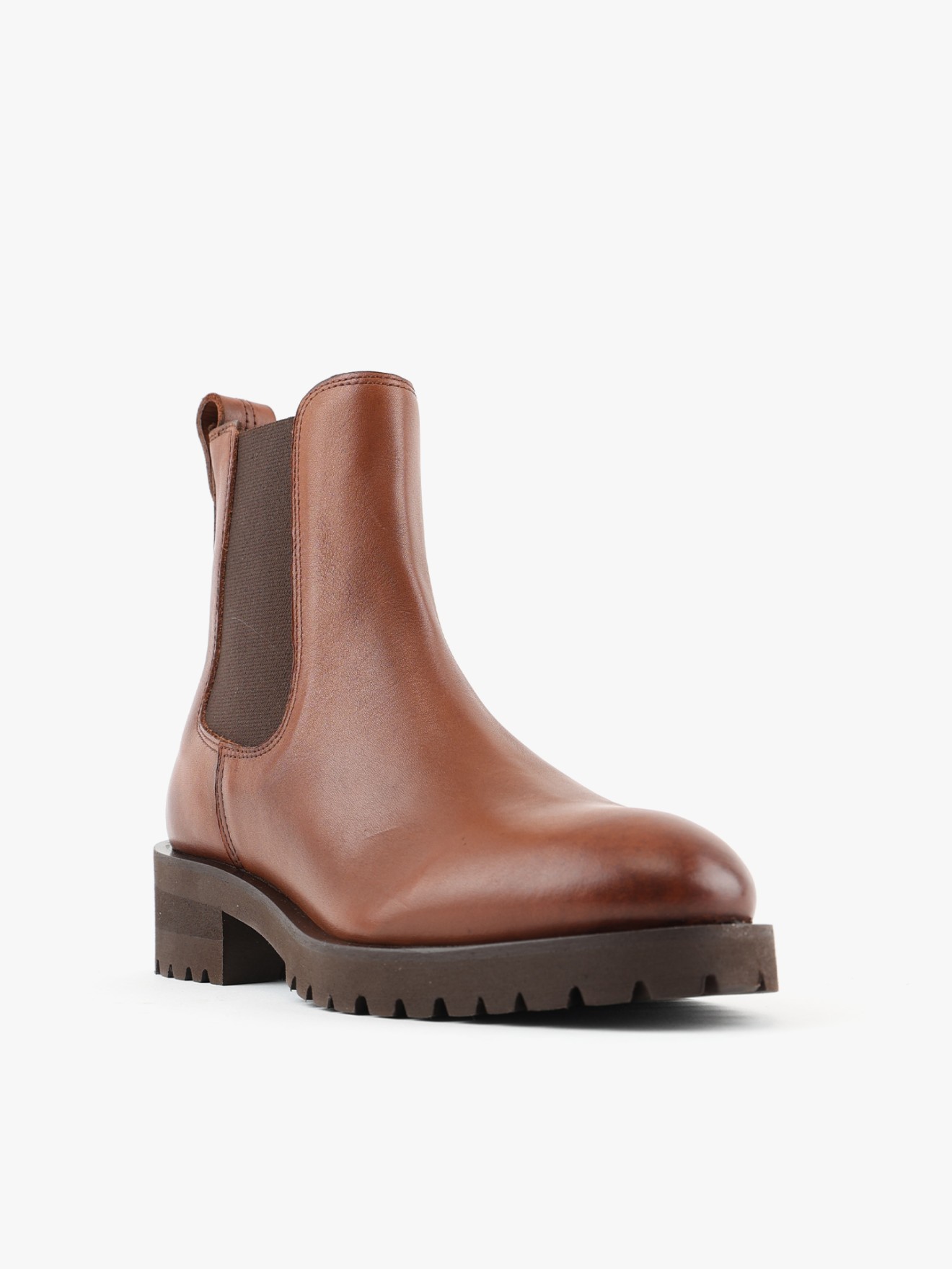 Botas Chelsea em Pele