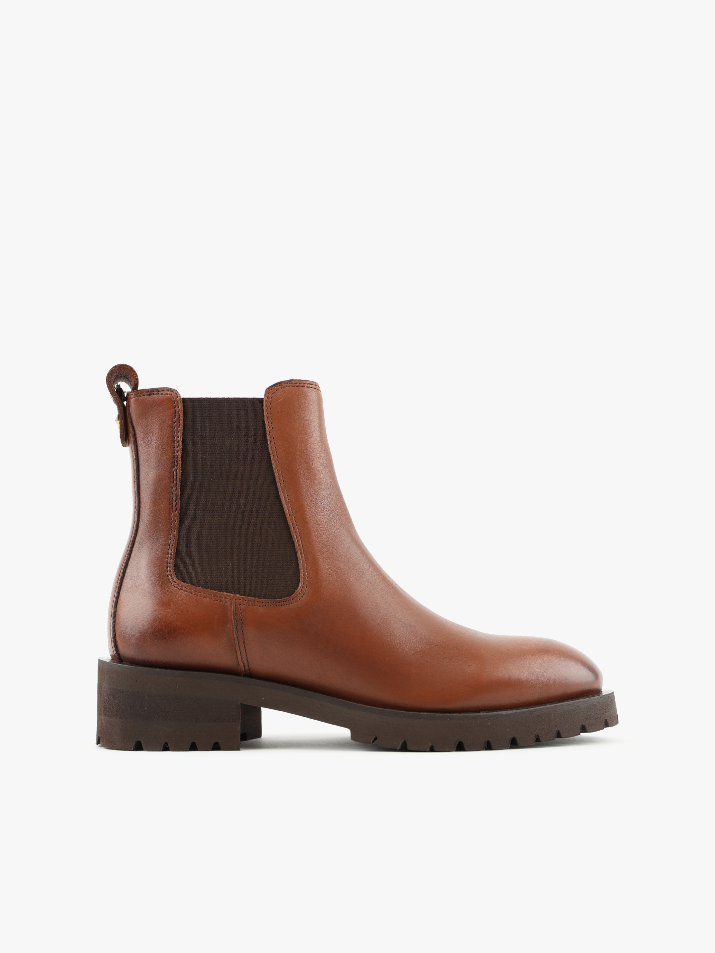 Botas Chelsea em Pele