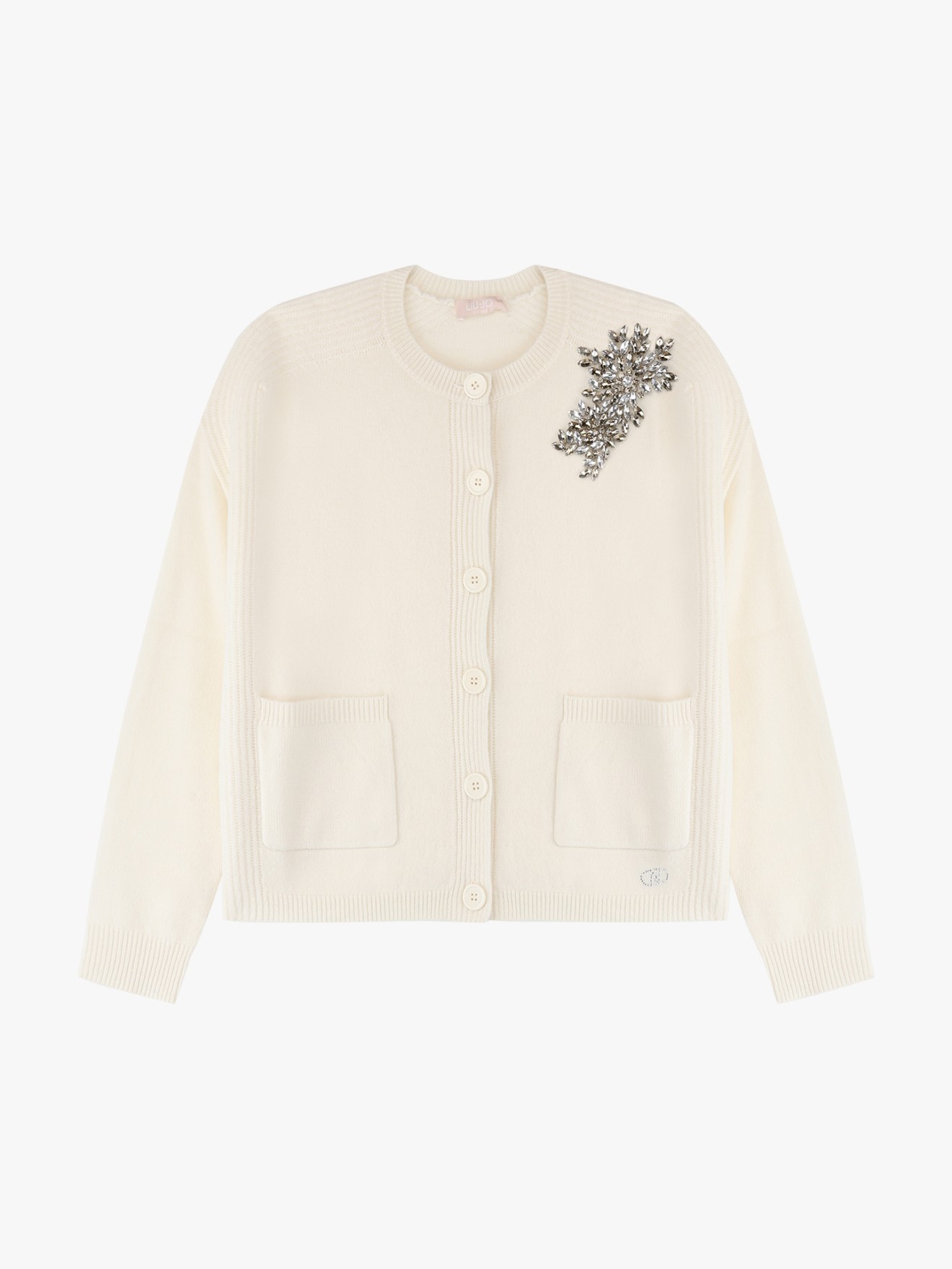 Casaco de L com Bordado de Joias