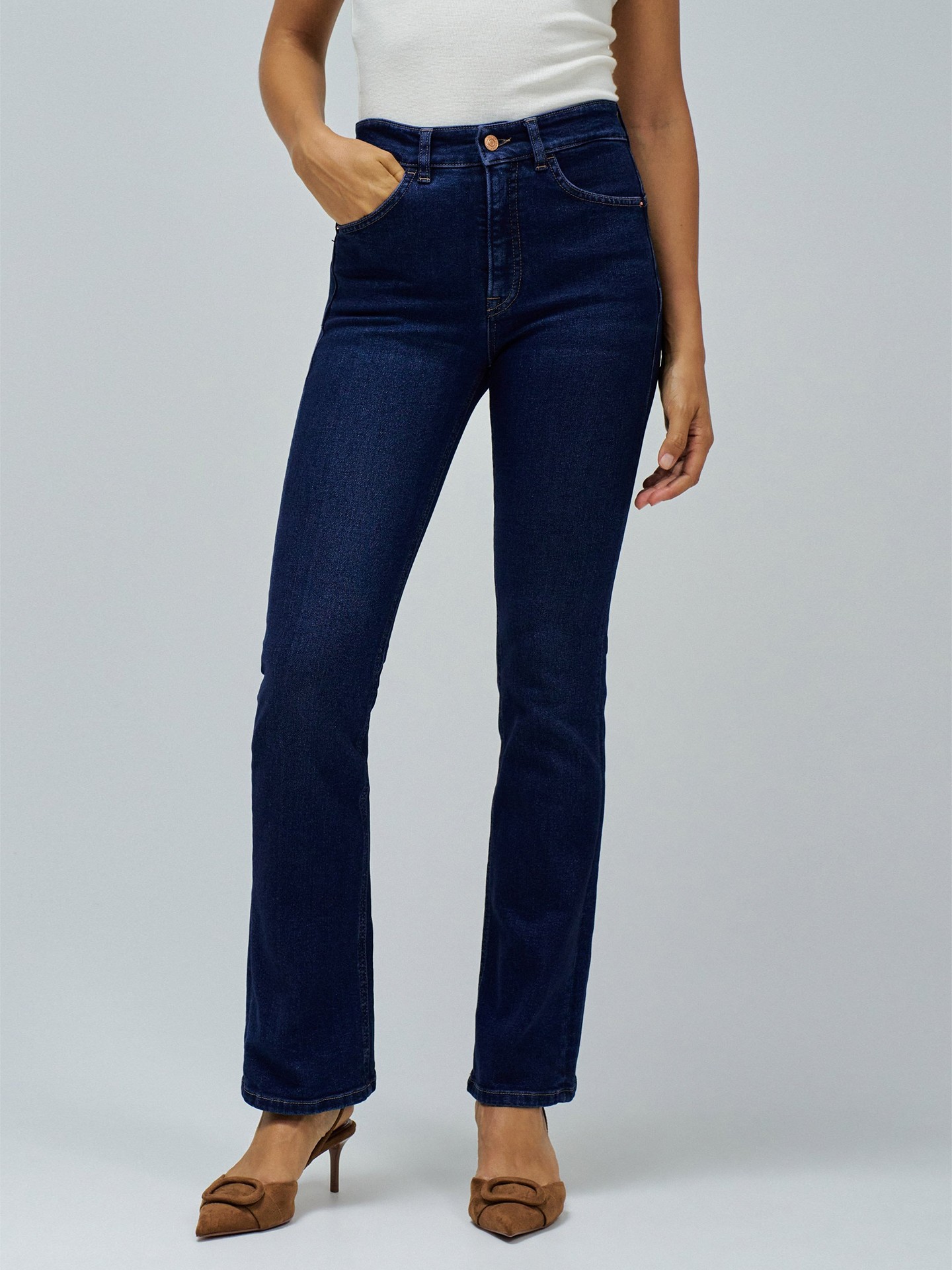 Calças de Ganga Faith Push In Bootcut