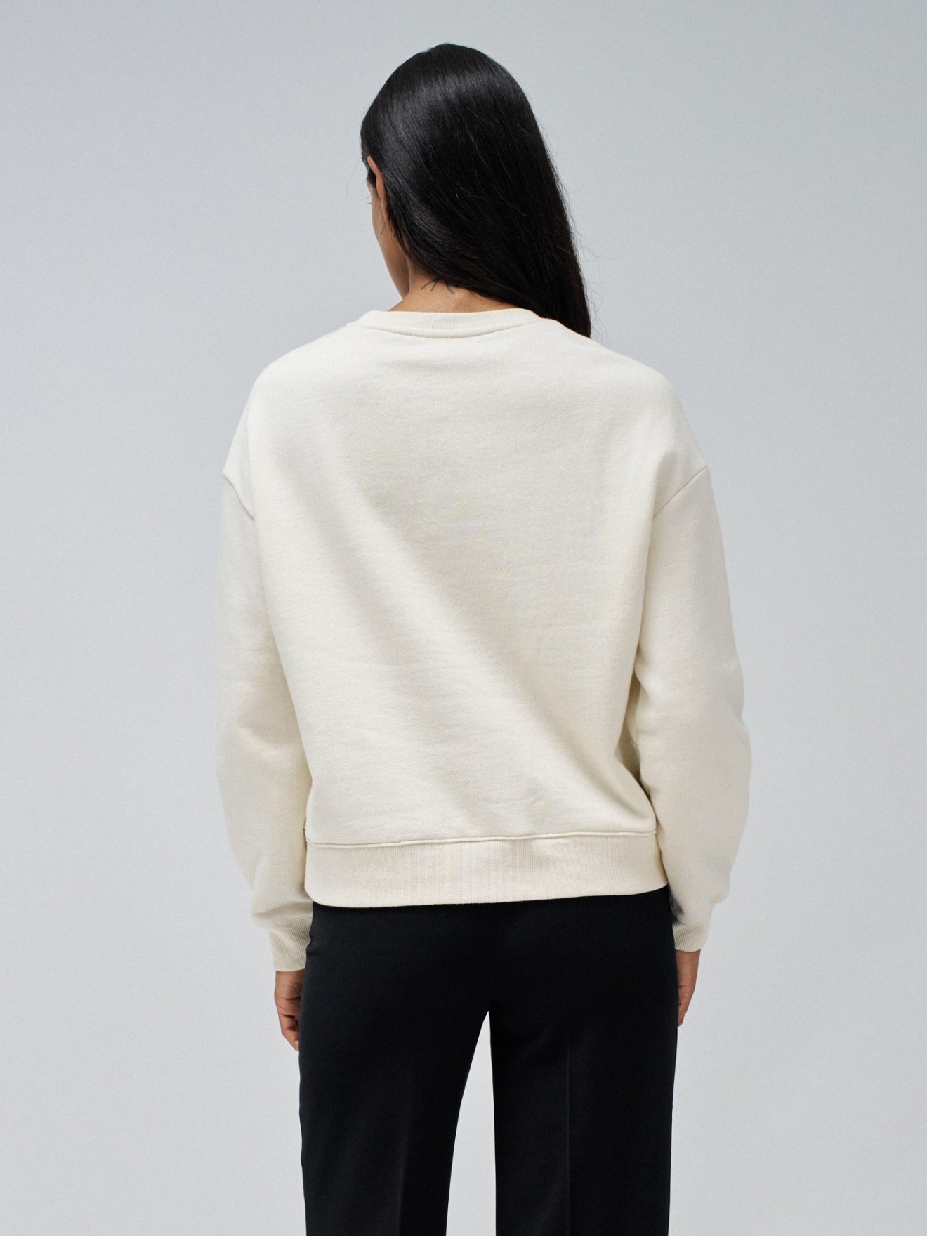 Camisola de Felpa com Bordado