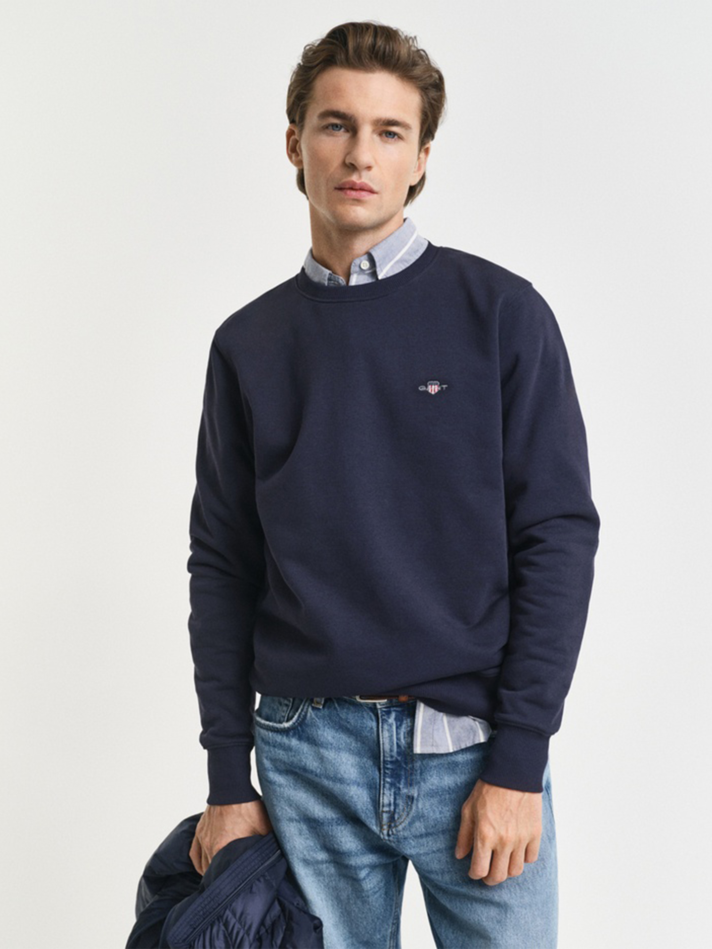 Sweatshirt com Logo Bordado