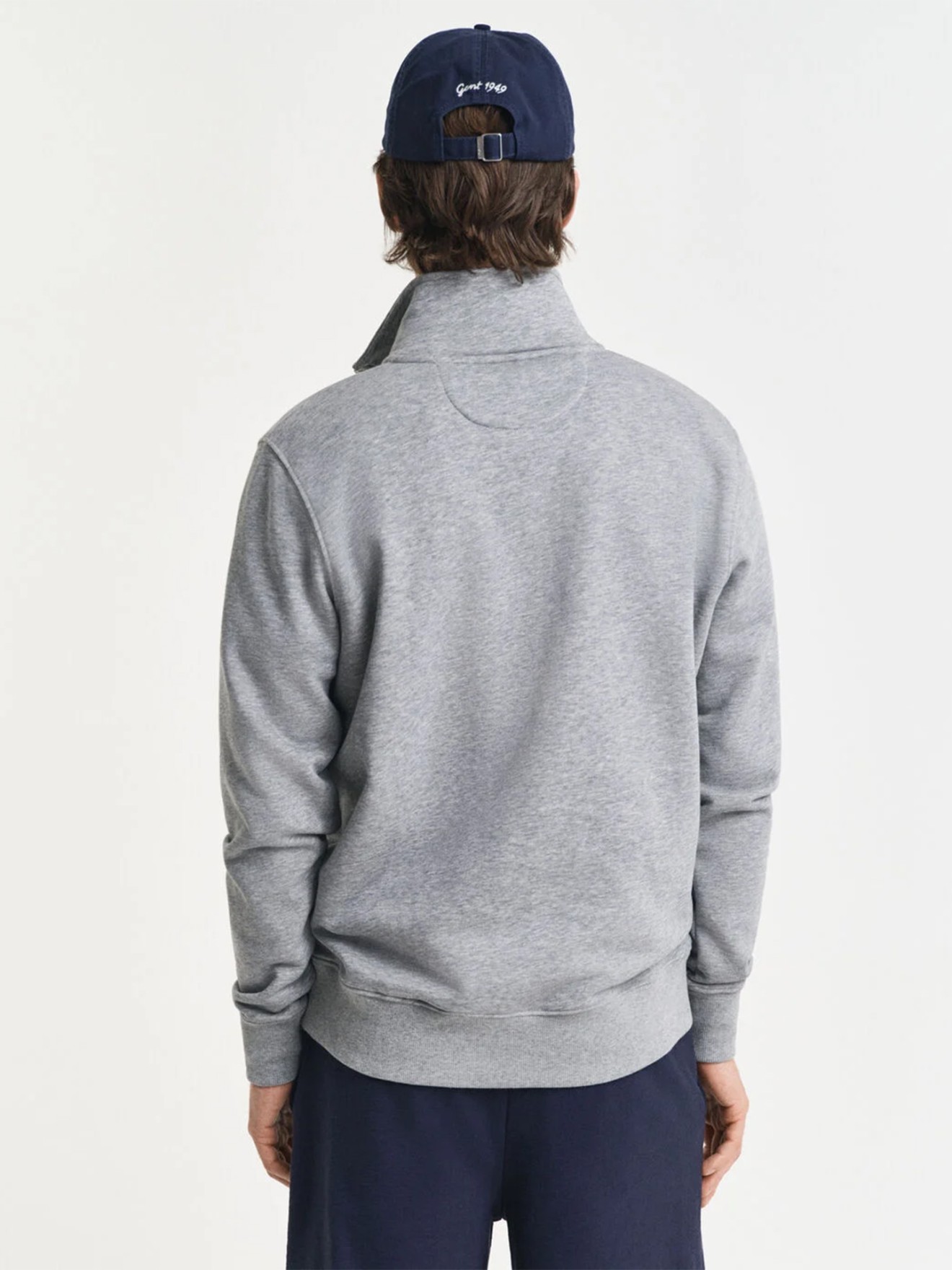Sweatshirt de com Meio Fecho