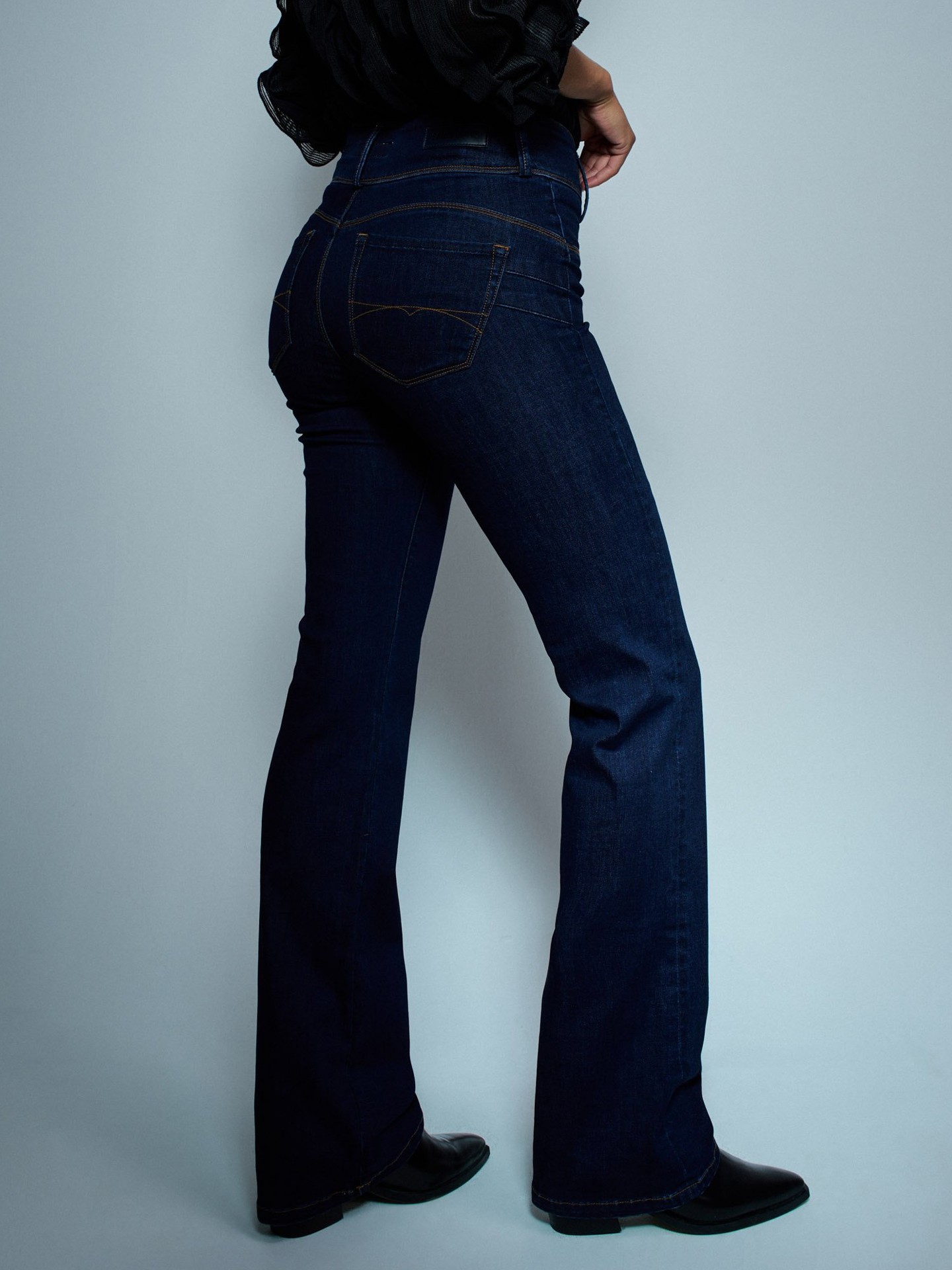 Calças de Ganga Secret Silhouette Push In Bootcut