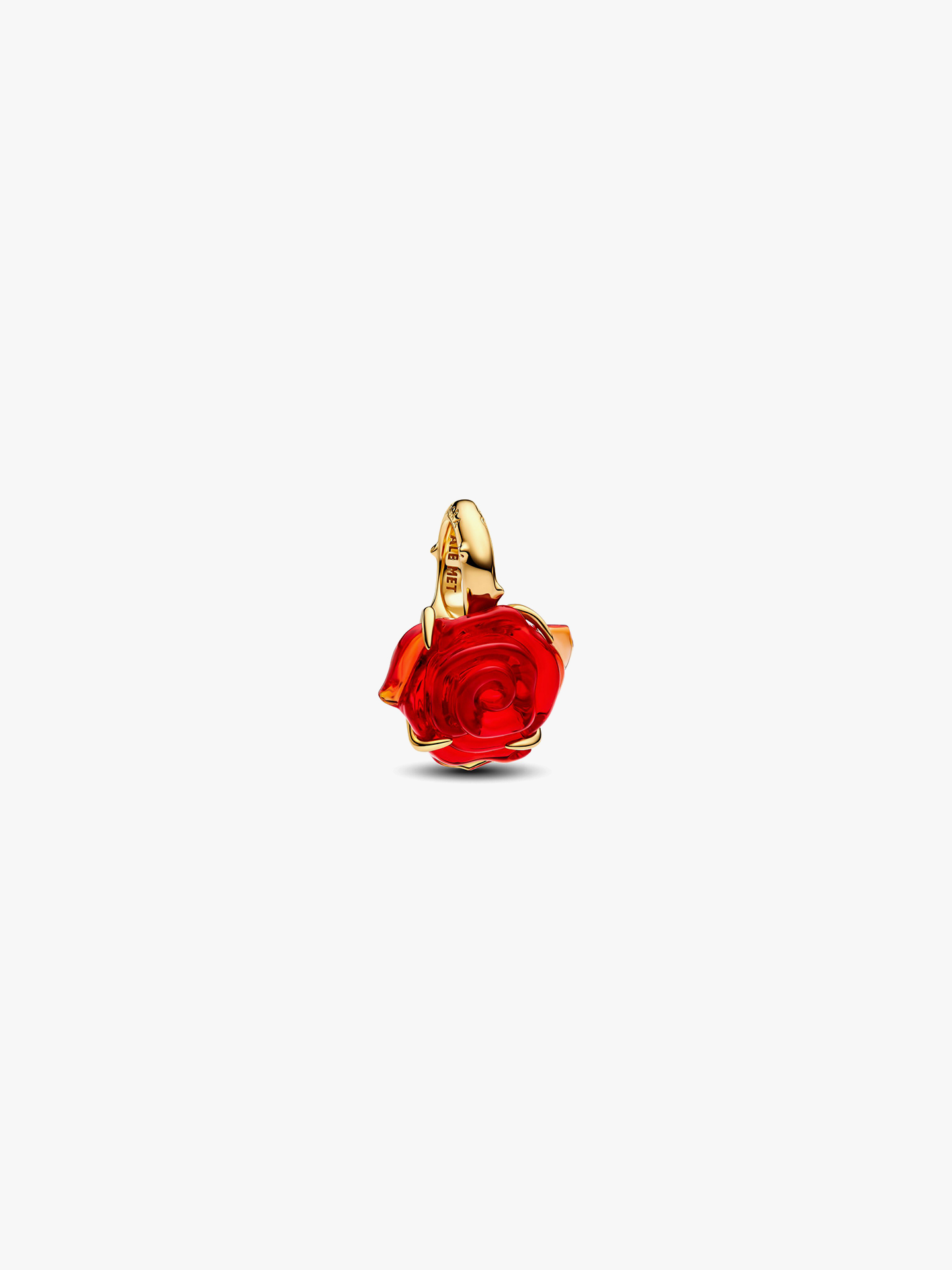 Conta Pendente Rosa Encantada A Bela e o Monstro Disney