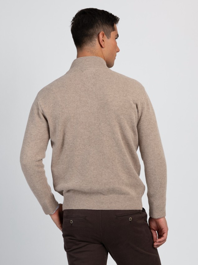 Camisola de Malha com Gola Alta