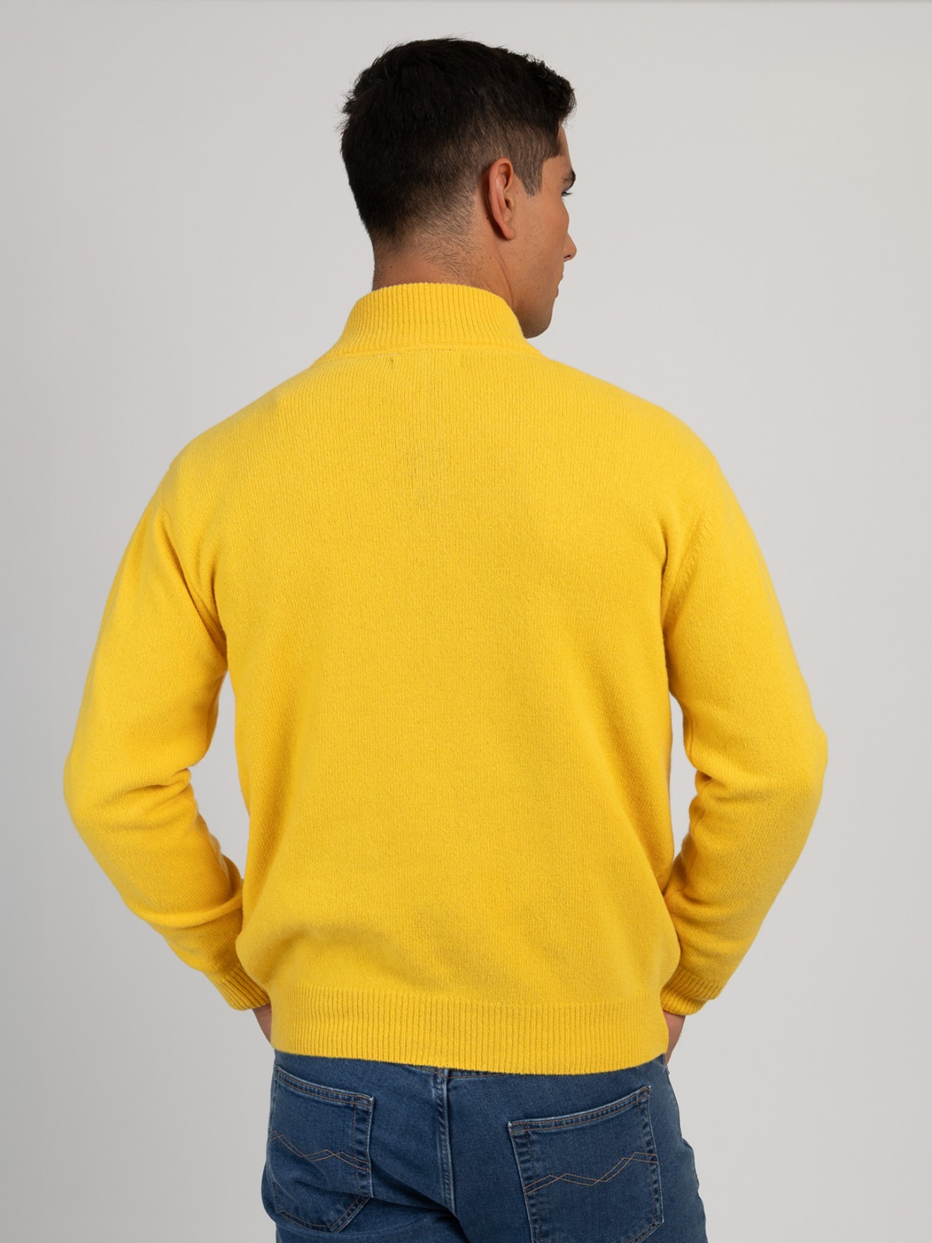 Camisola de Malha com Gola Alta