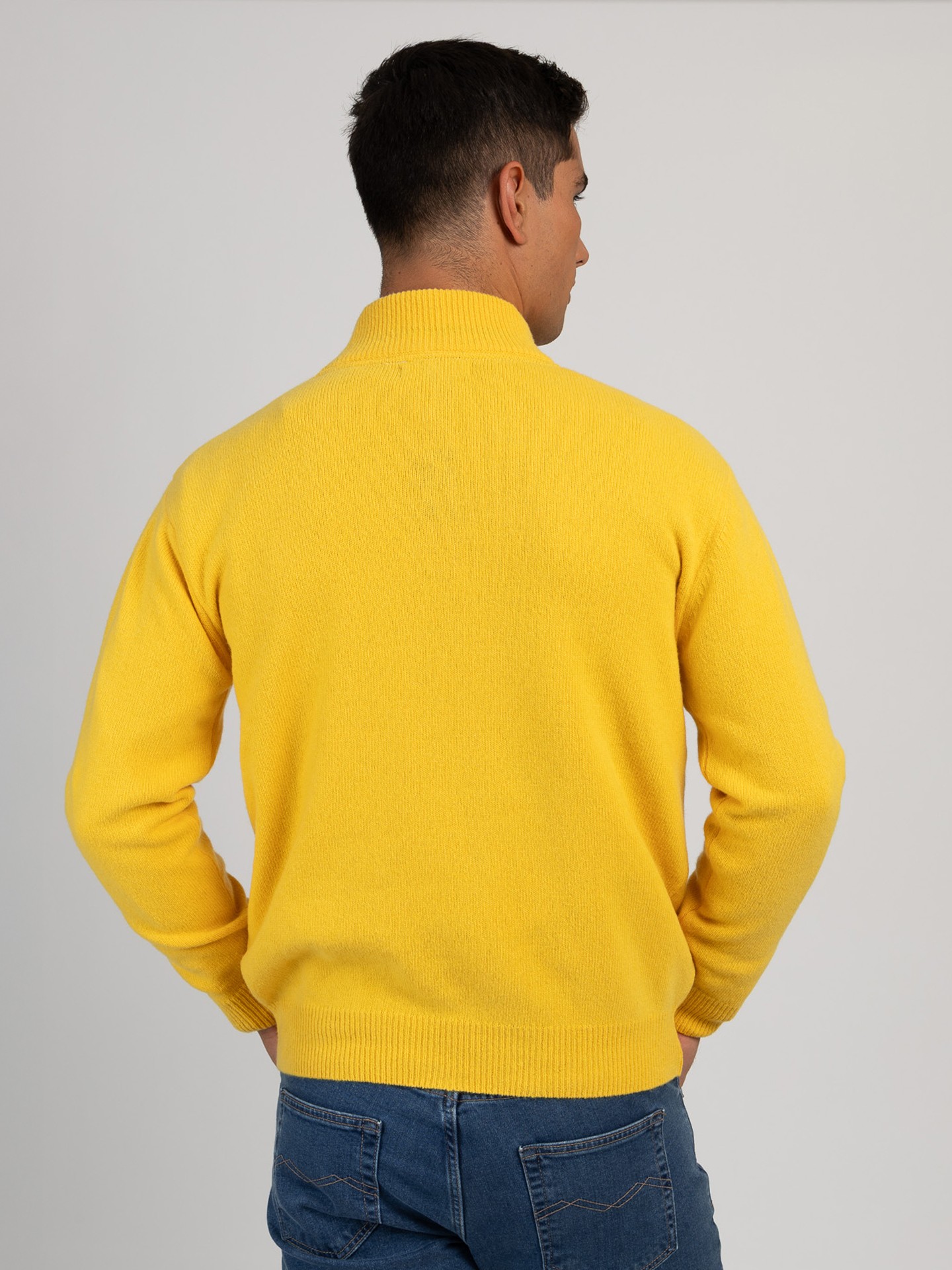 Camisola de Malha com Gola Alta