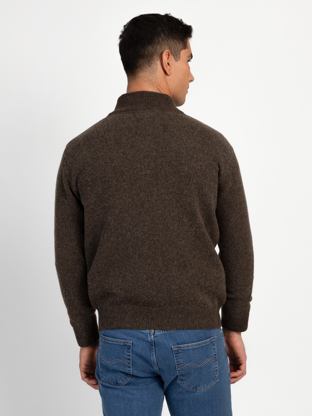 Camisola de Malha com Gola Alta