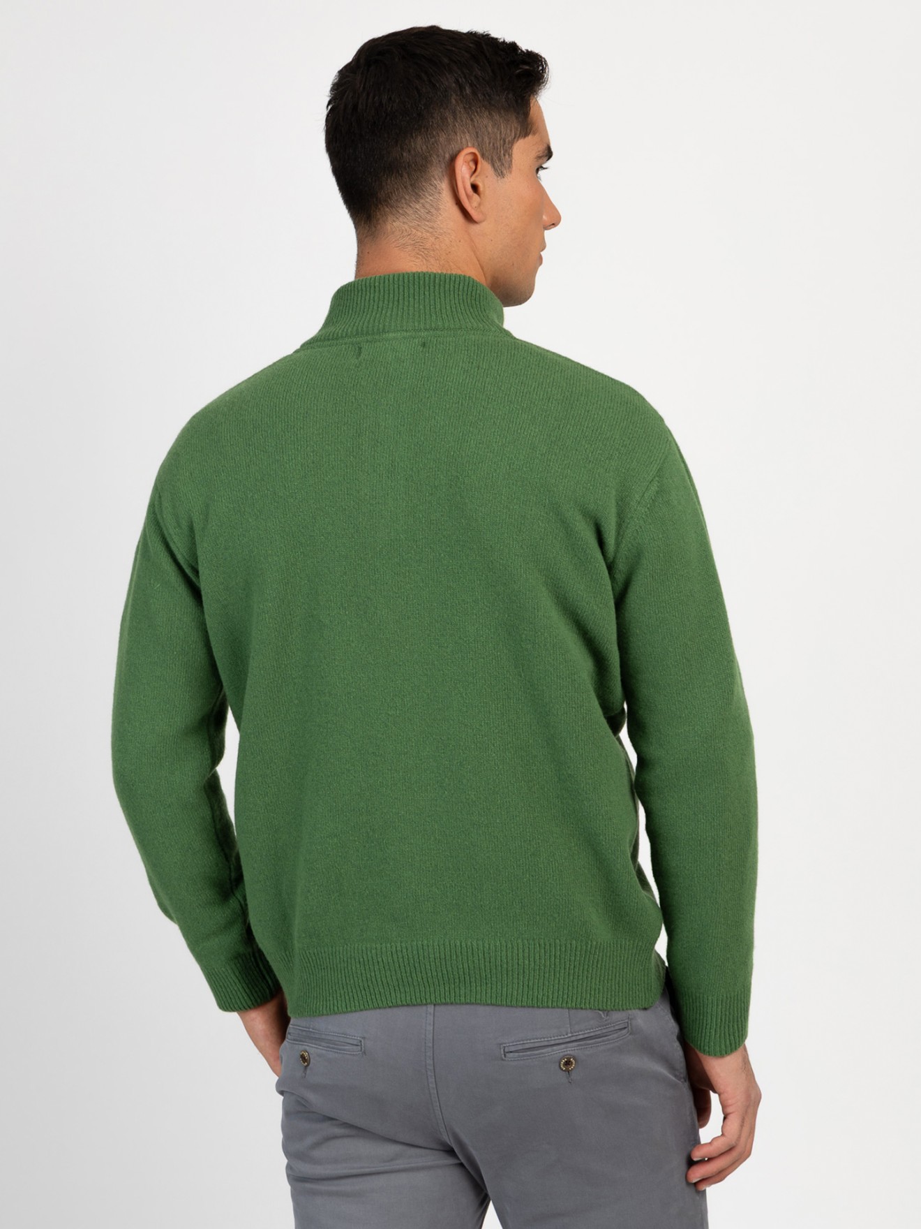 Camisola de Malha com Gola Alta