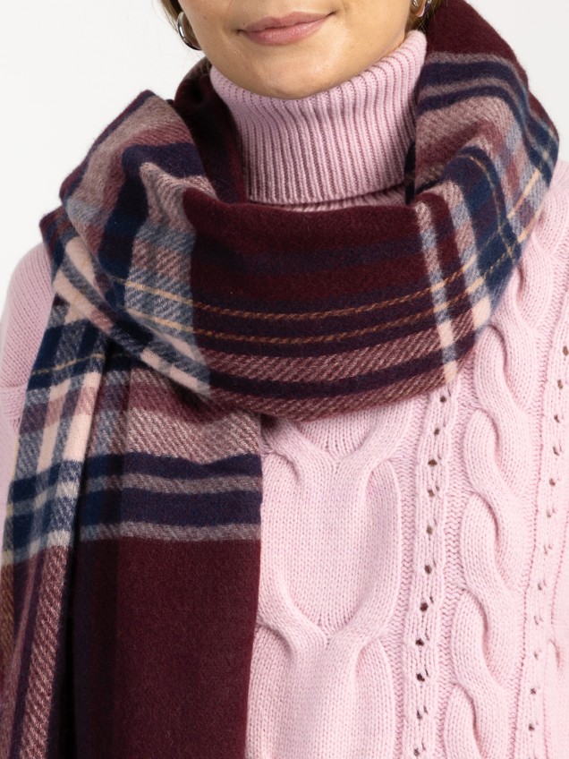 Cachecol Padrão Xadrez