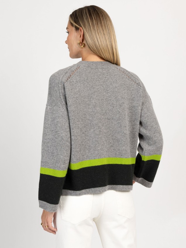 Camisola de Malha com Riscas