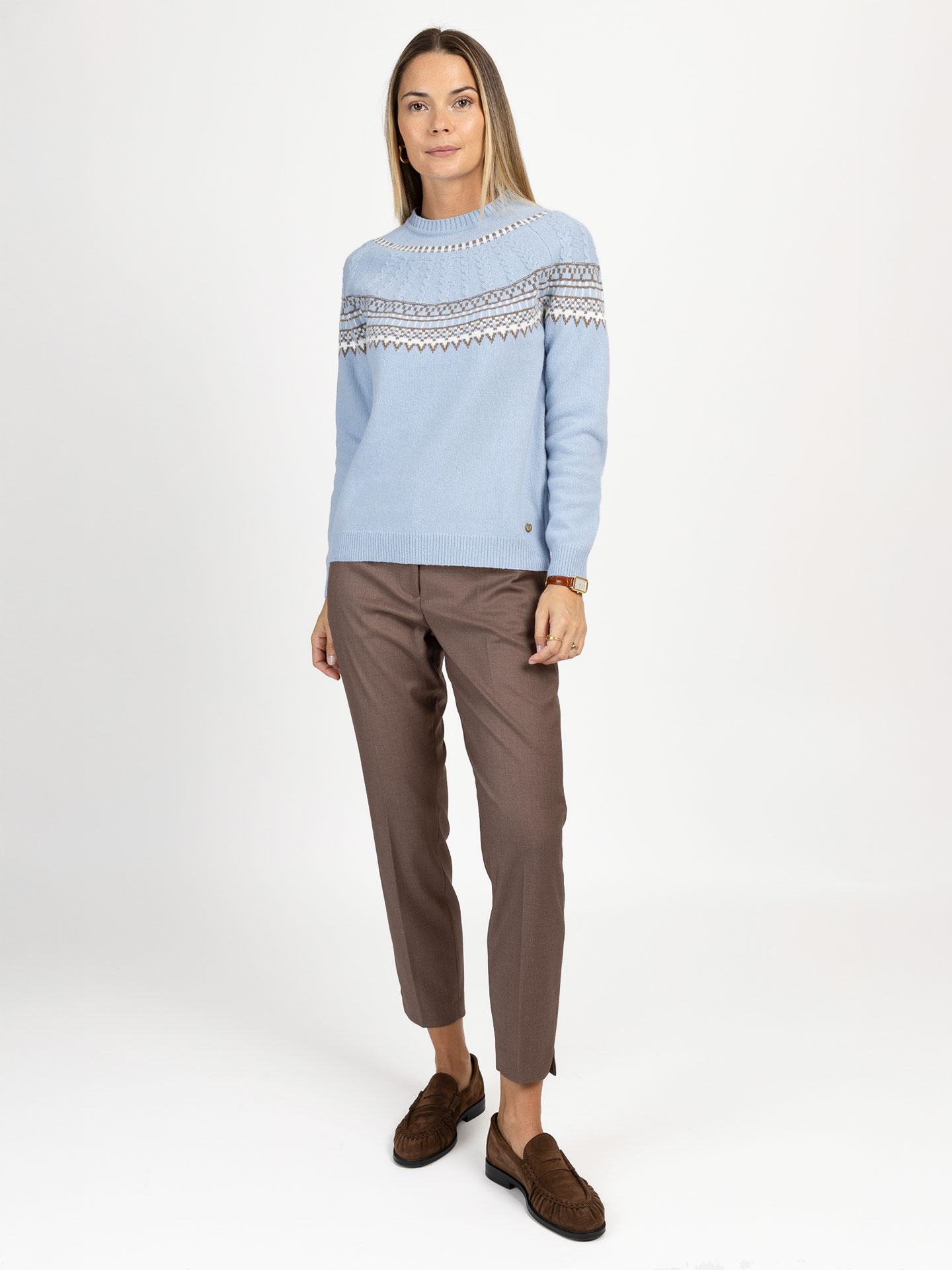 Camisola de Malha com Padrão