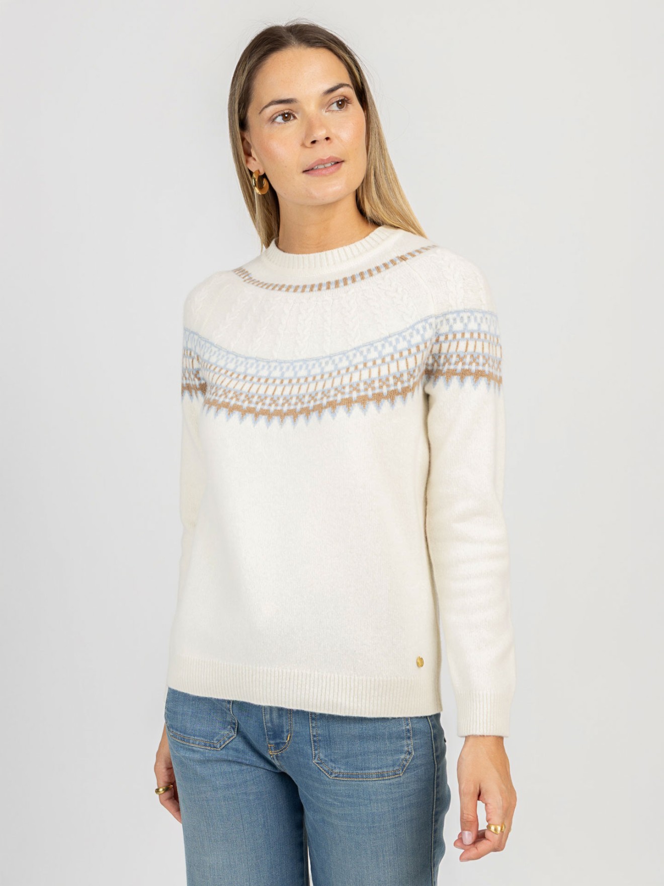 Camisola de Malha com Padr�o