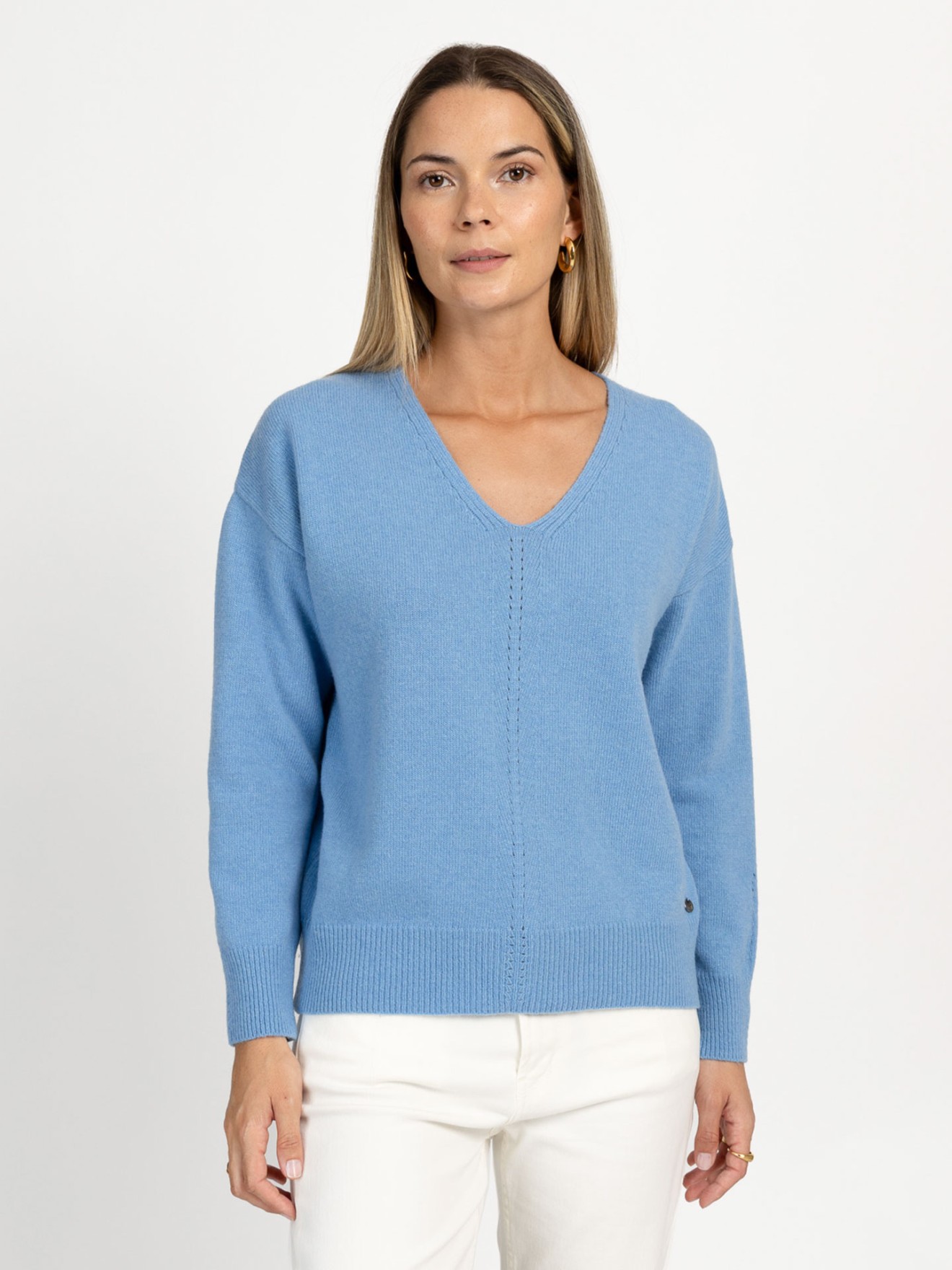 Camisola de Malha com Decote em V