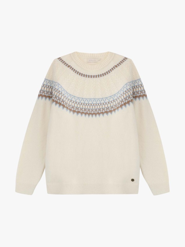 Camisola de Malha com Padrão