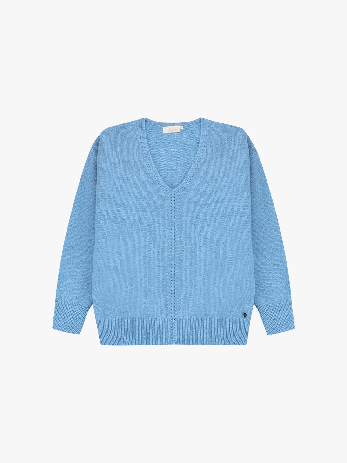 Camisola de Malha com Decote em V