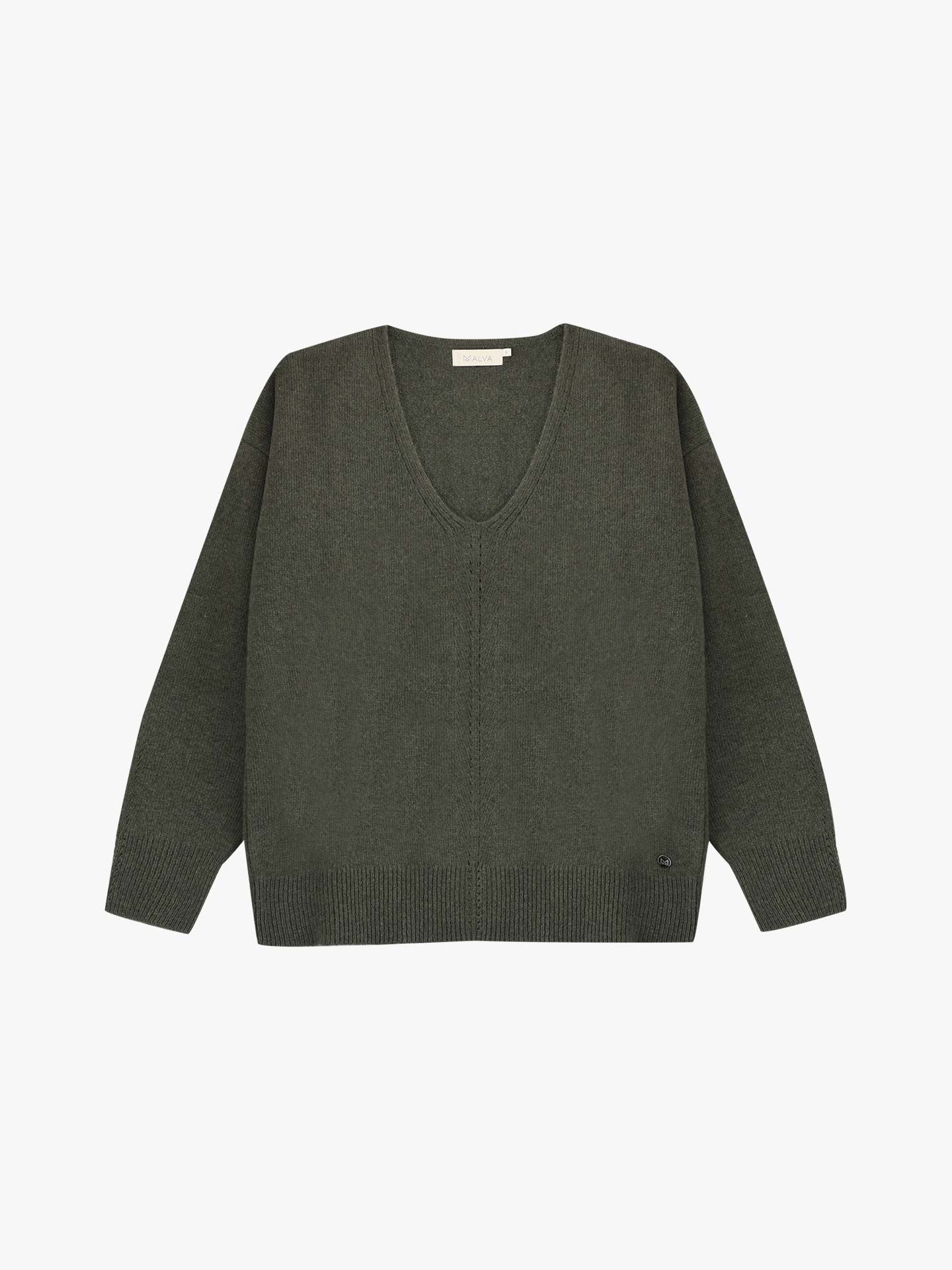 Camisola de Malha com Decote em V