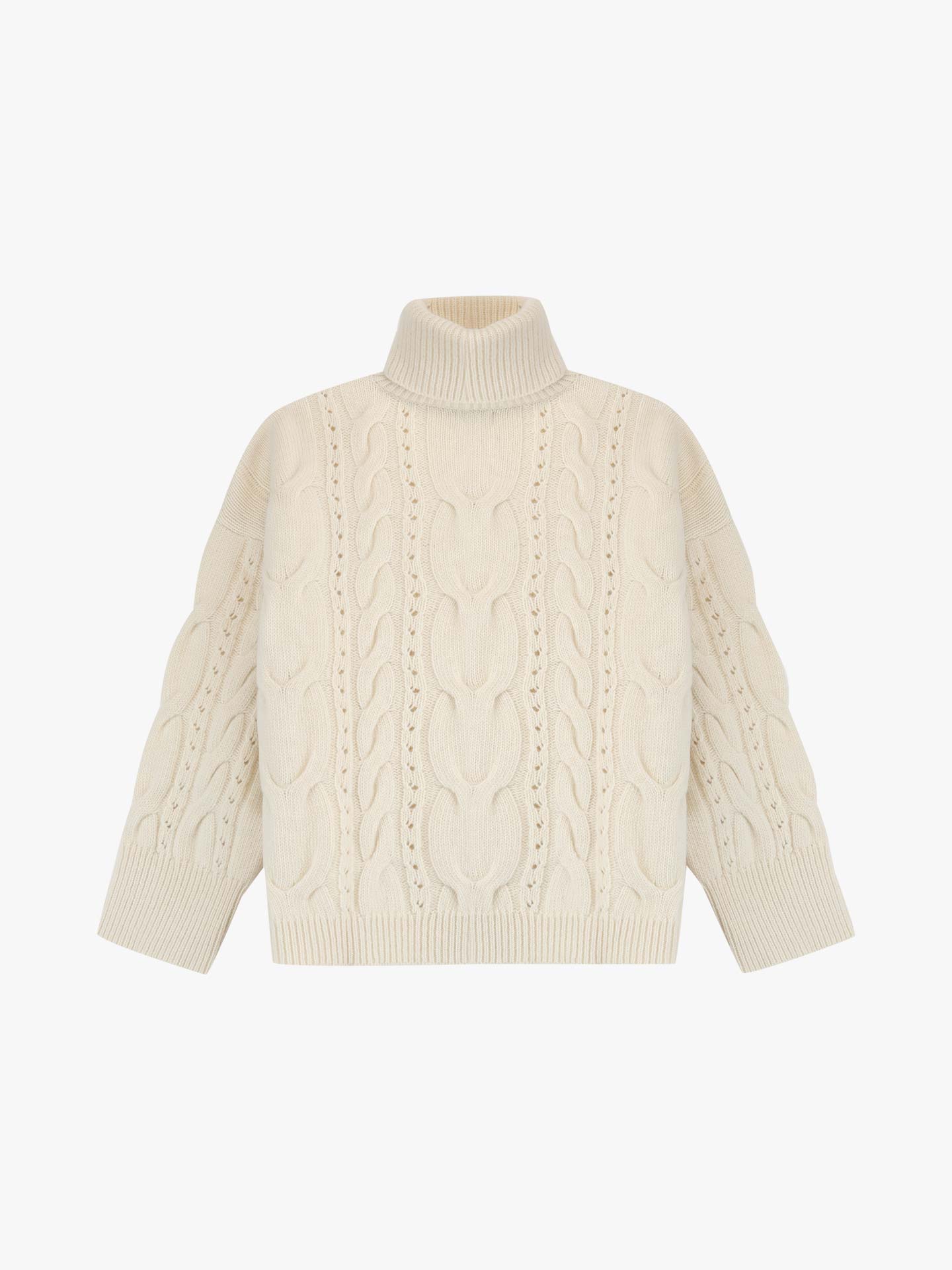 Camisola de Malha com Gola Alta