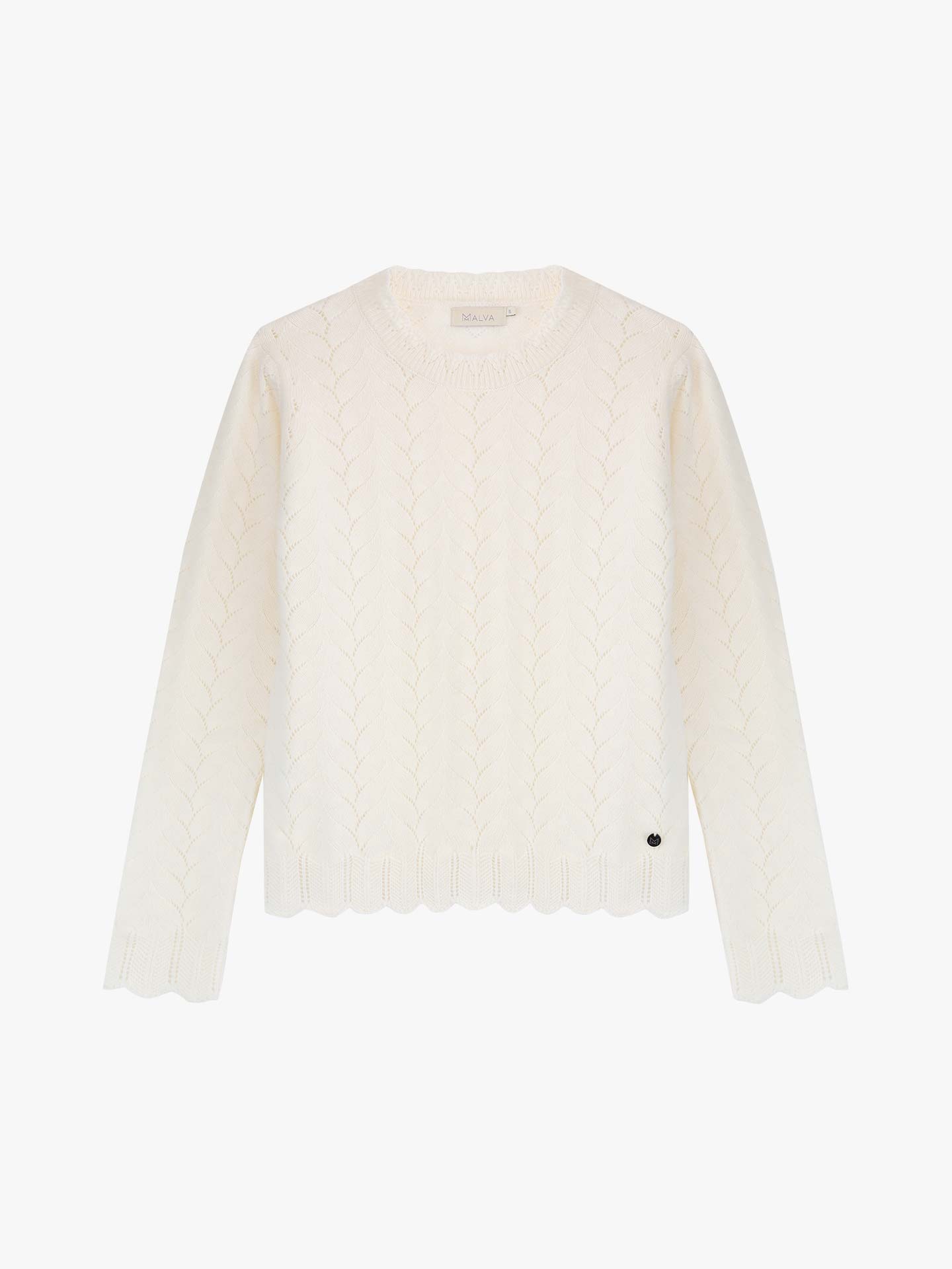 Camisola de Lã com Padrão
