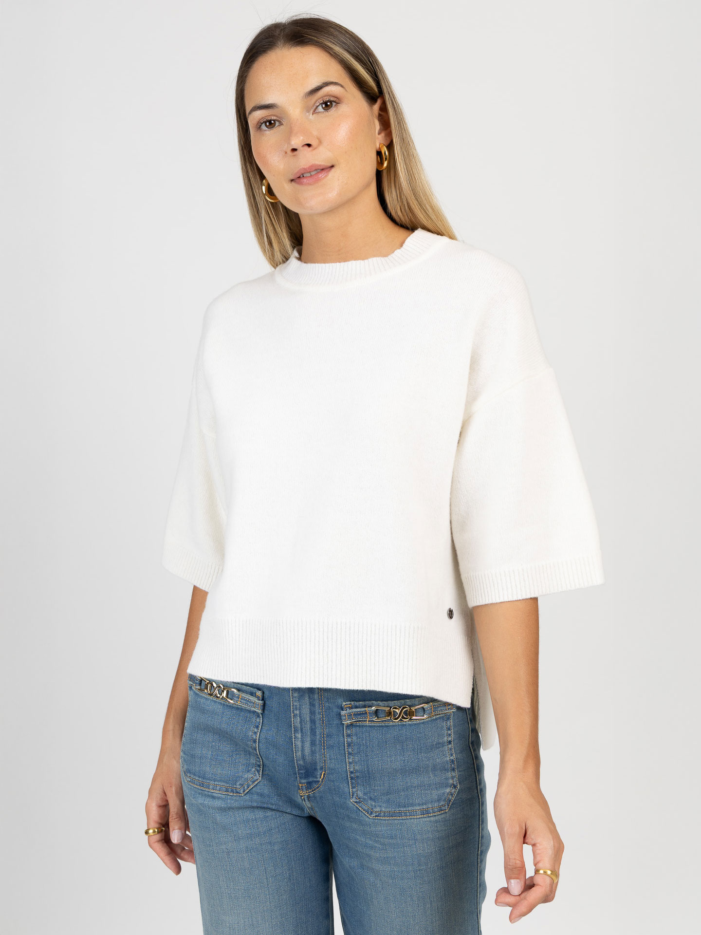 Camisola de Malha Cropped