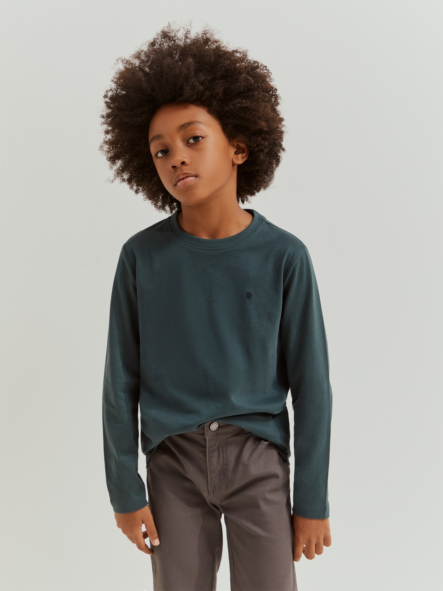 Camisola Básica de Manga Comprida