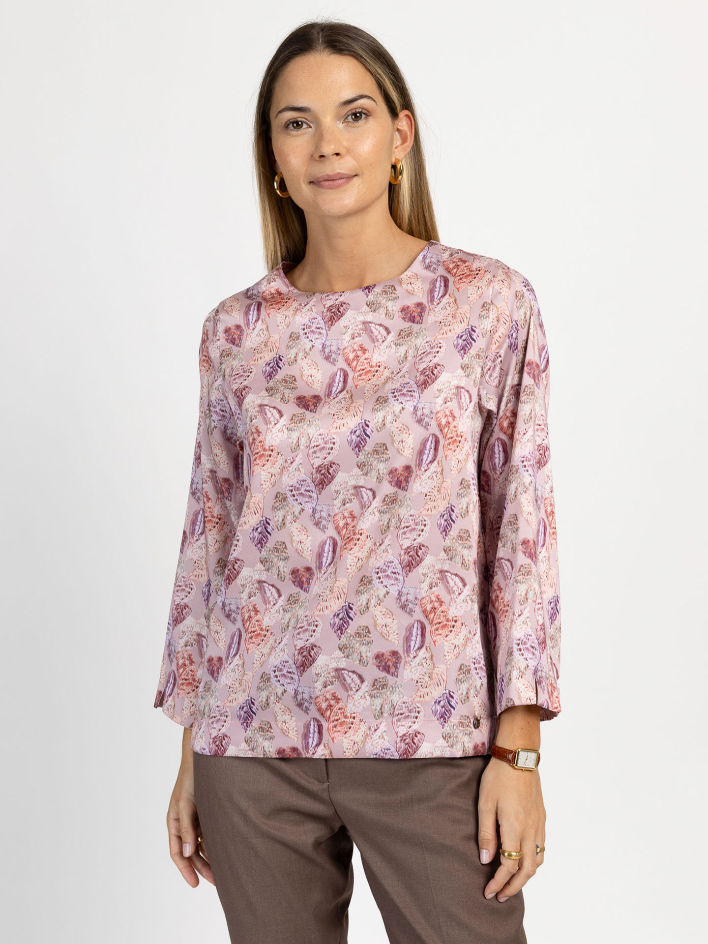 Blusa com Padrão Floral