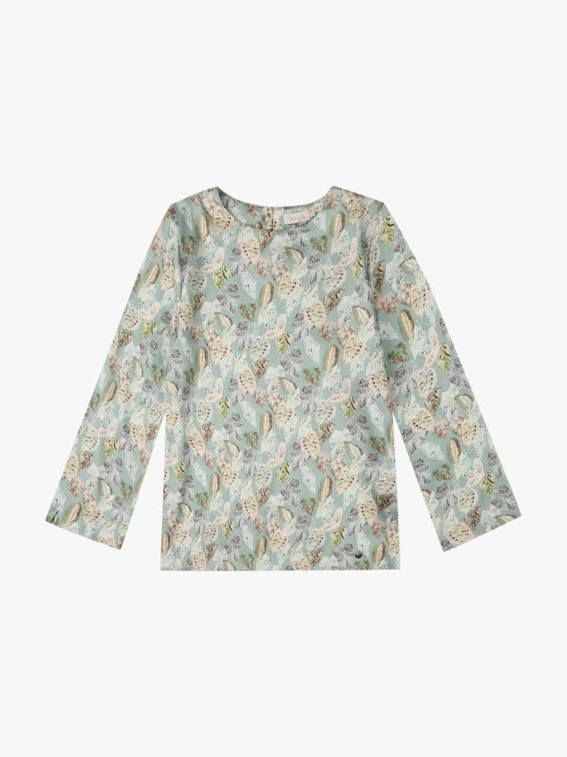 Blusa com Padrão Floral