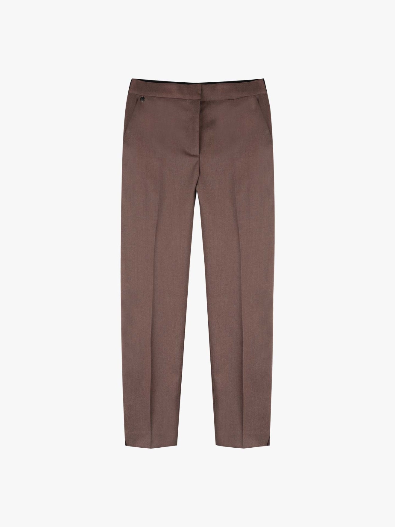 Calças de Alfaiataria com Bolsos Frontais