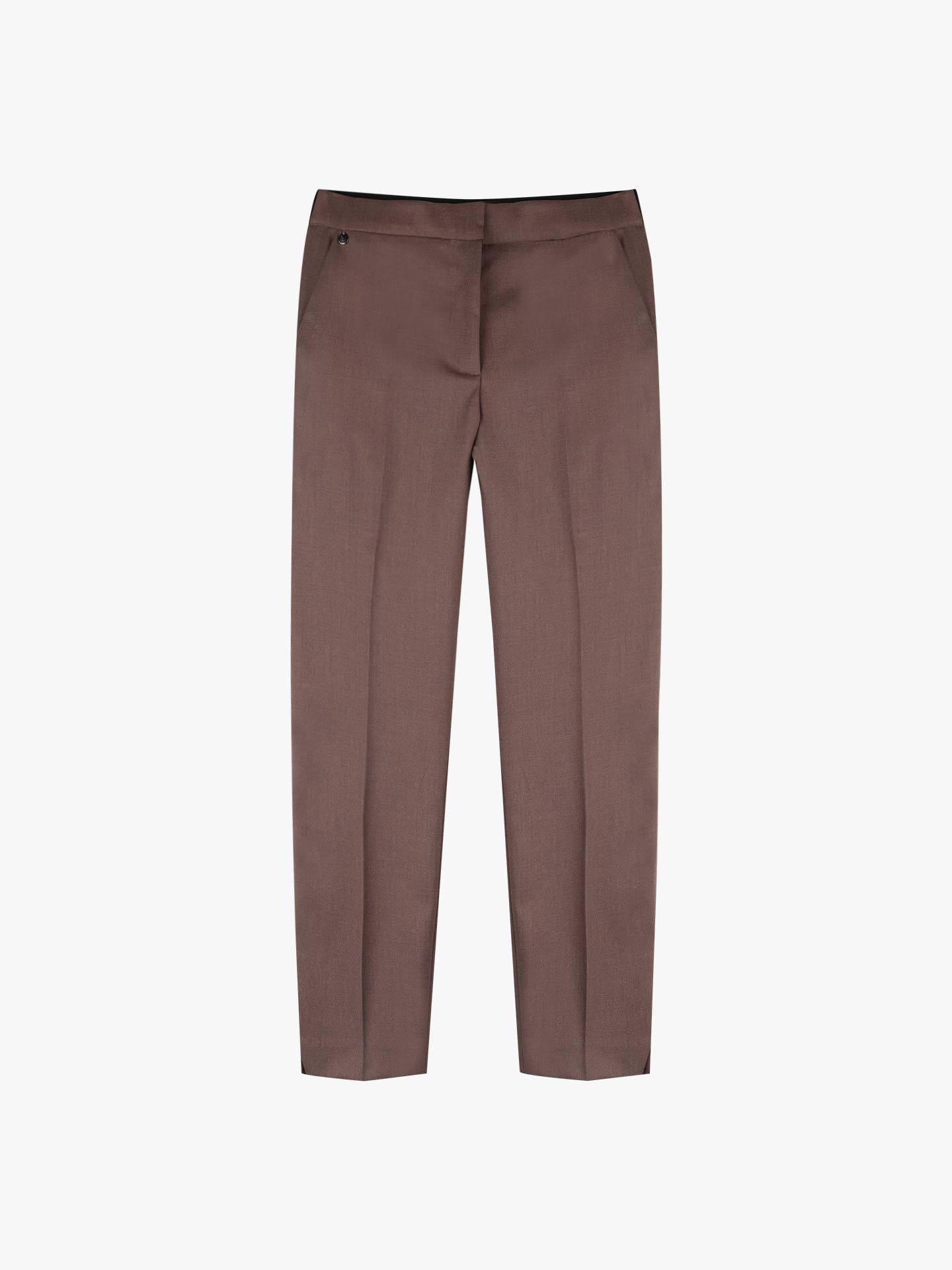 Calças de Alfaiataria com Bolsos Frontais