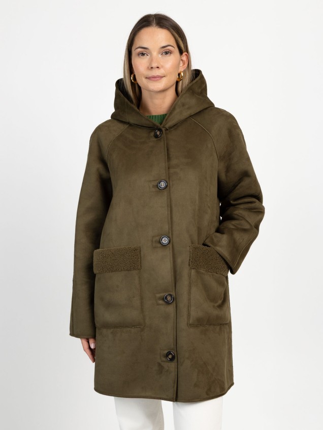 Parka Reversvel com Capuz