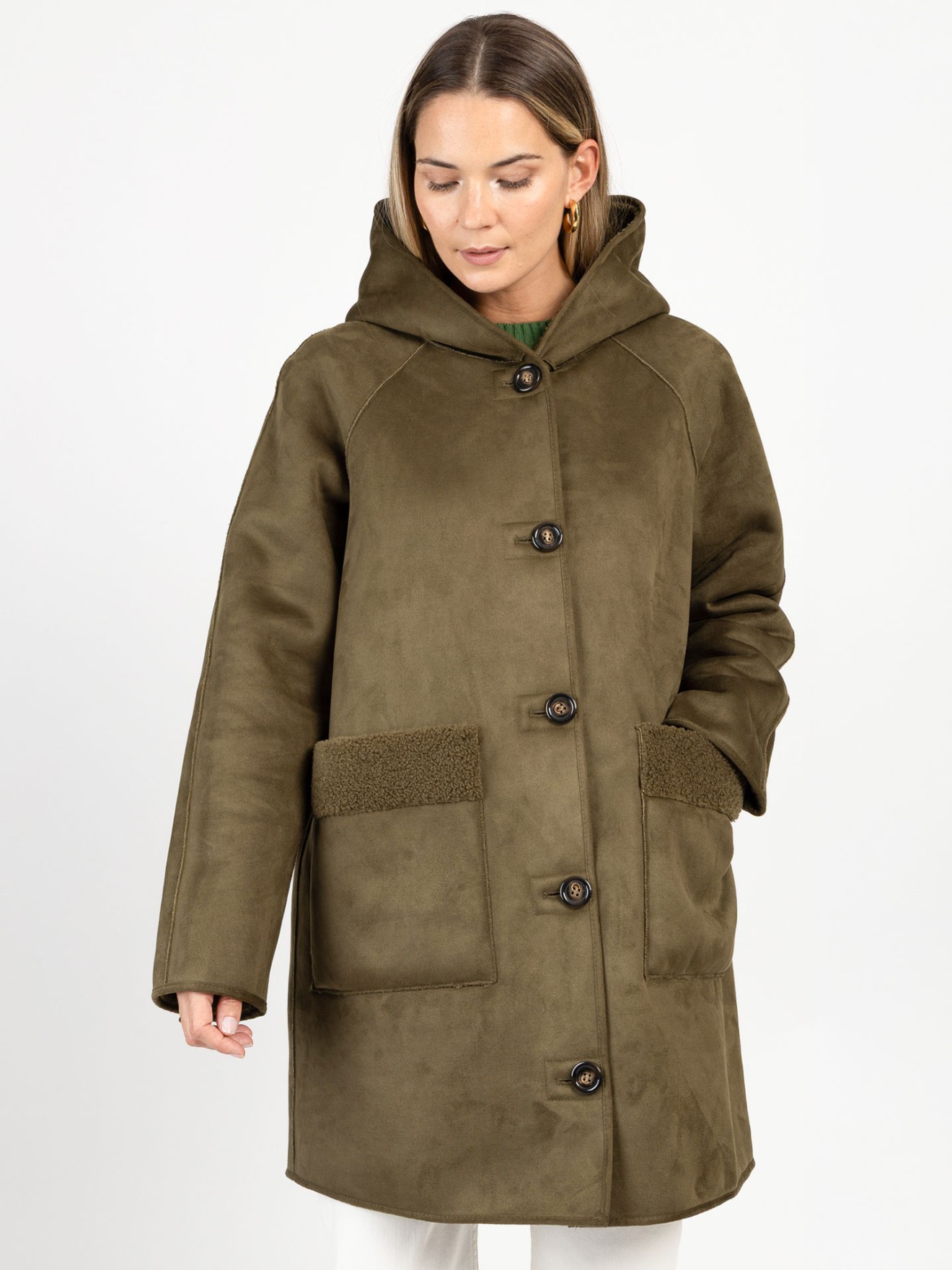Parka Revers�vel com Capuz
