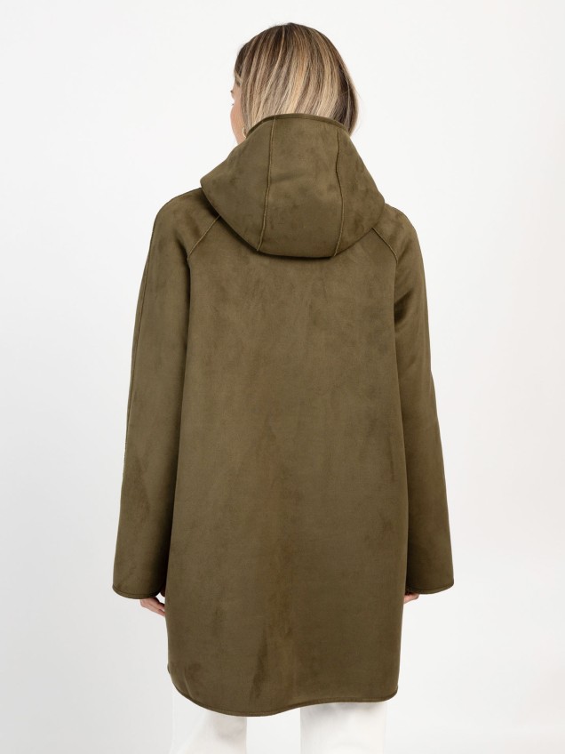 Parka Reversível com Capuz