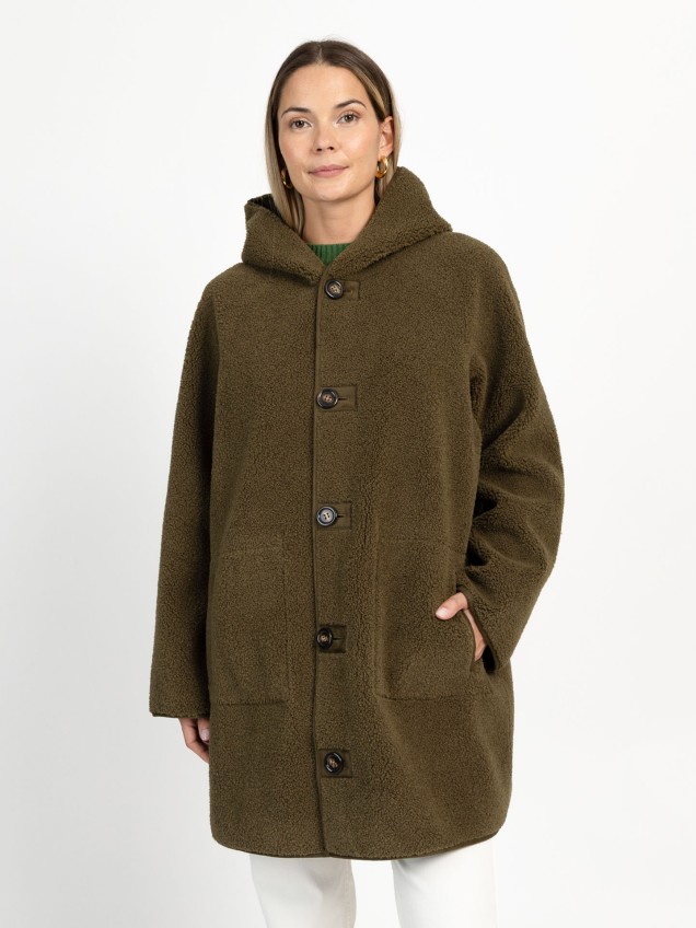 Parka Reversível com Capuz