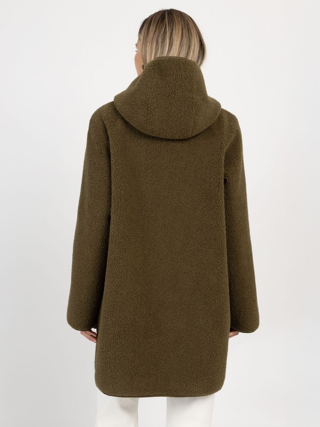 Parka Reversível com Capuz