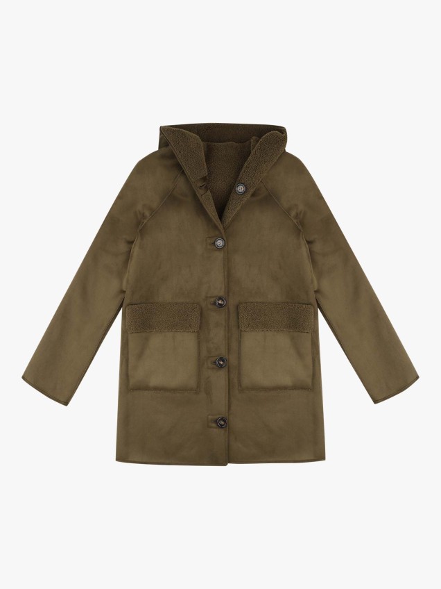 Parka Reversível com Capuz