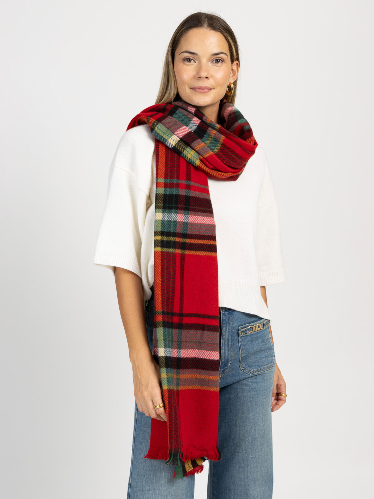 Cachecol Padrão Xadrez