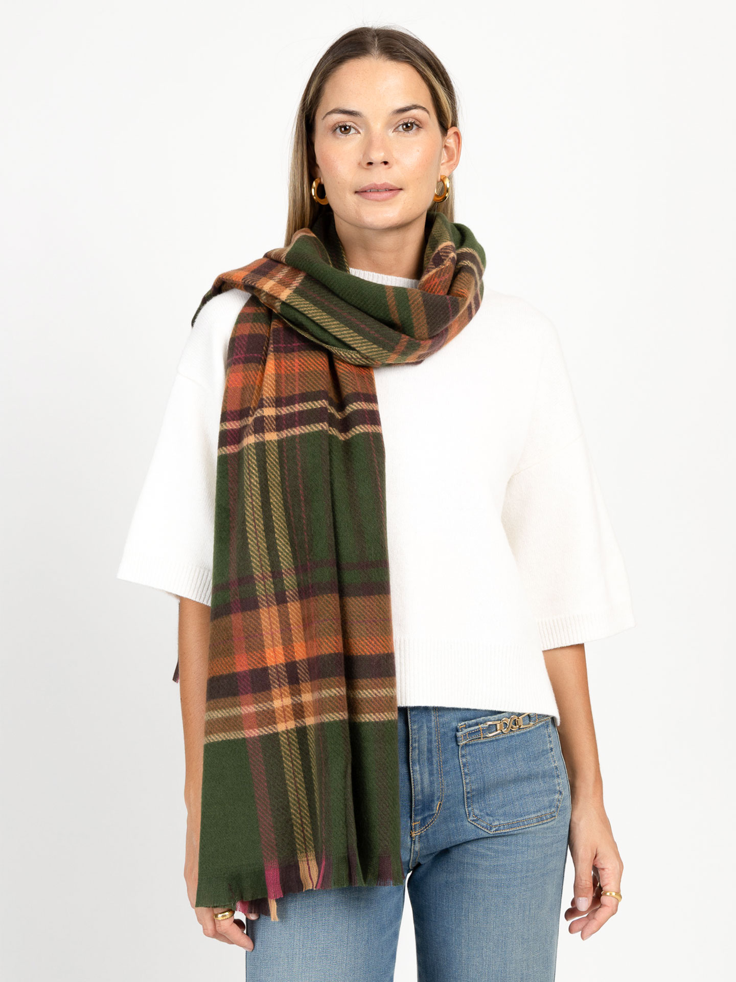 Cachecol Padrão Xadrez