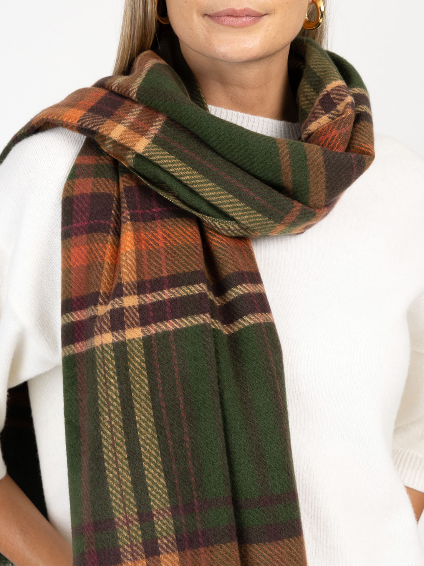 Cachecol Padrão Xadrez