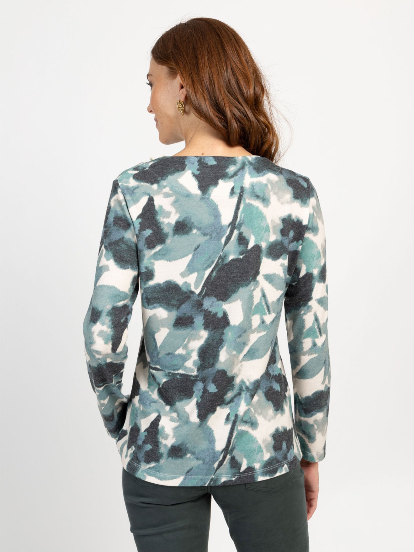 Blusa com Padr�o Abstrato