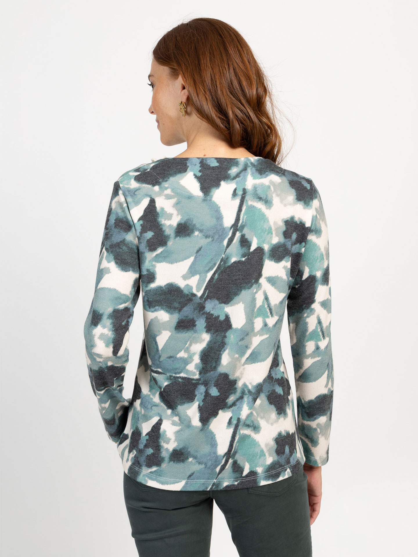 Blusa com Padrão Abstrato