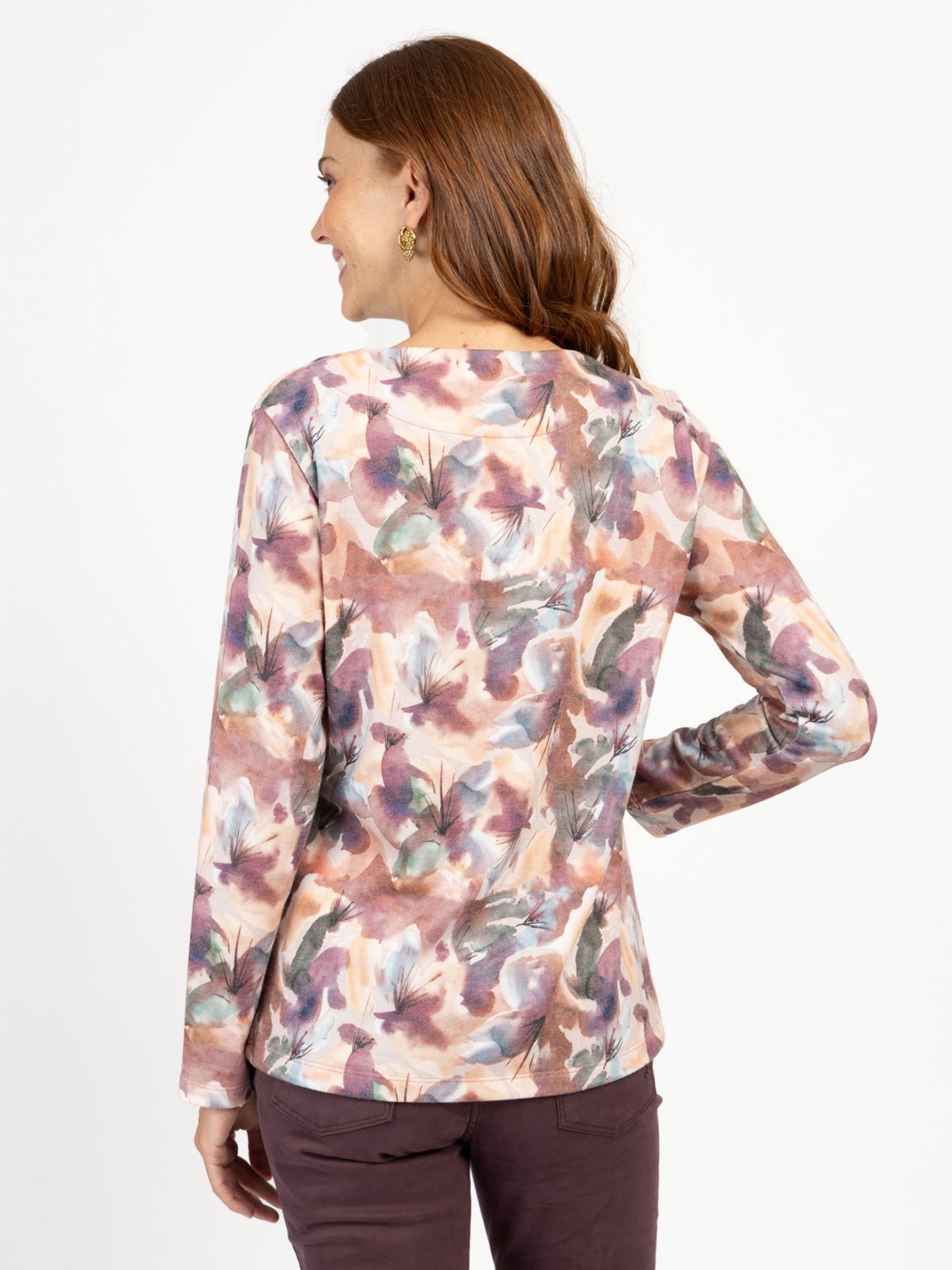 Blusa com Padr�o Abstrato