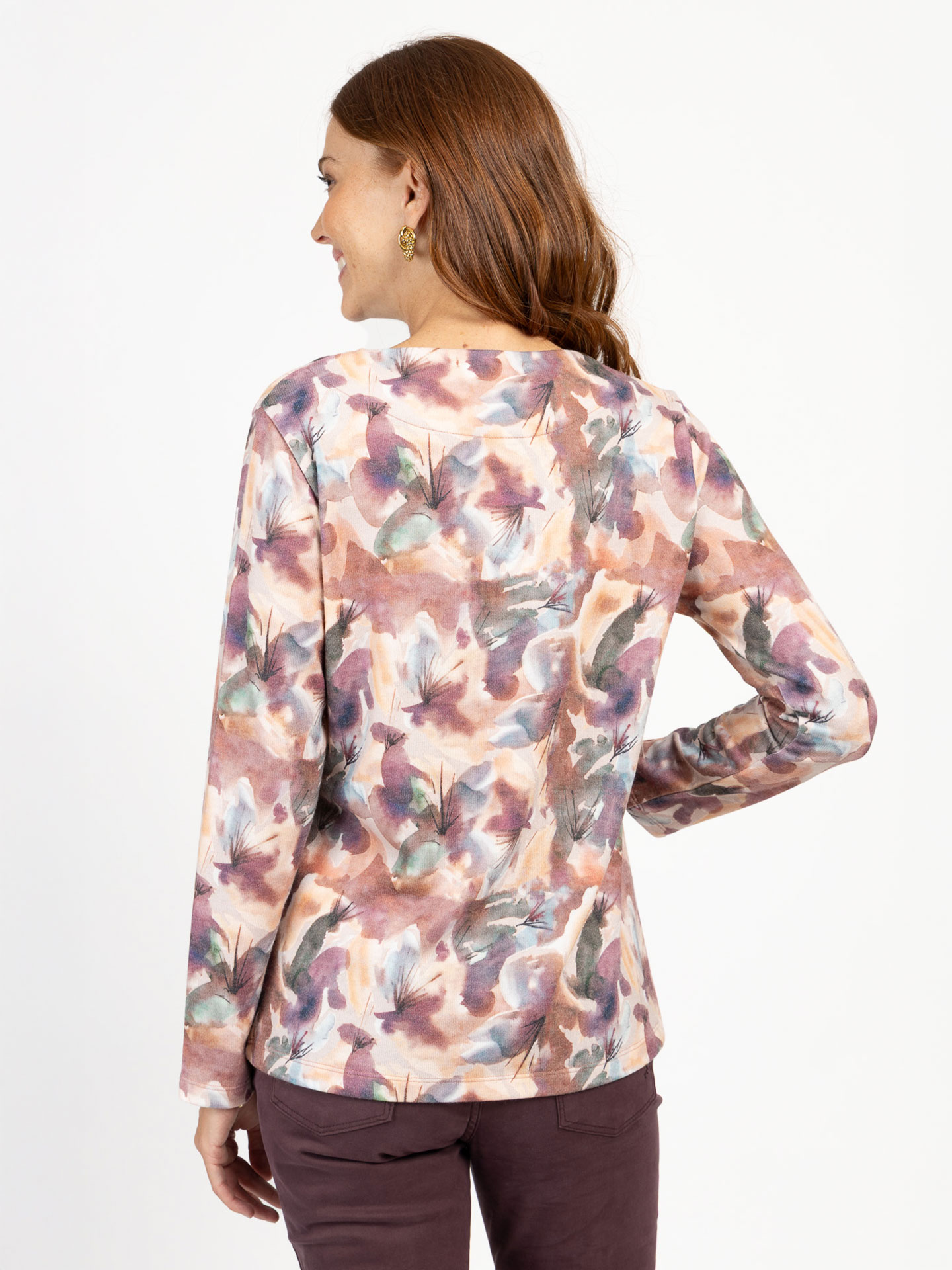 Blusa com Padrão Abstrato