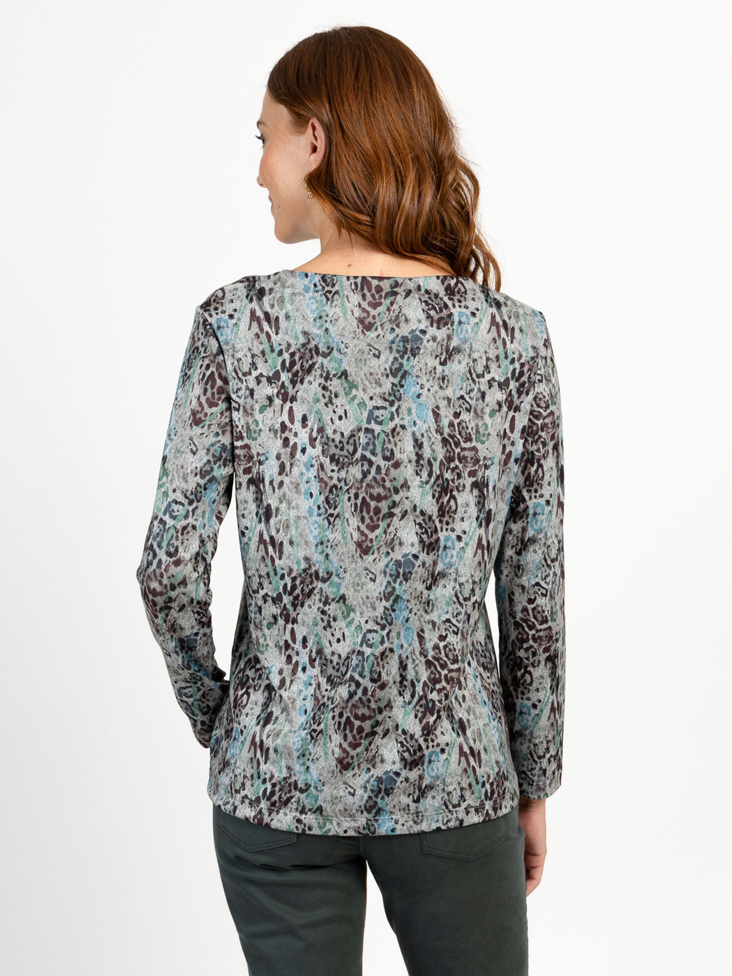 Camisola com Padrão Animal Print