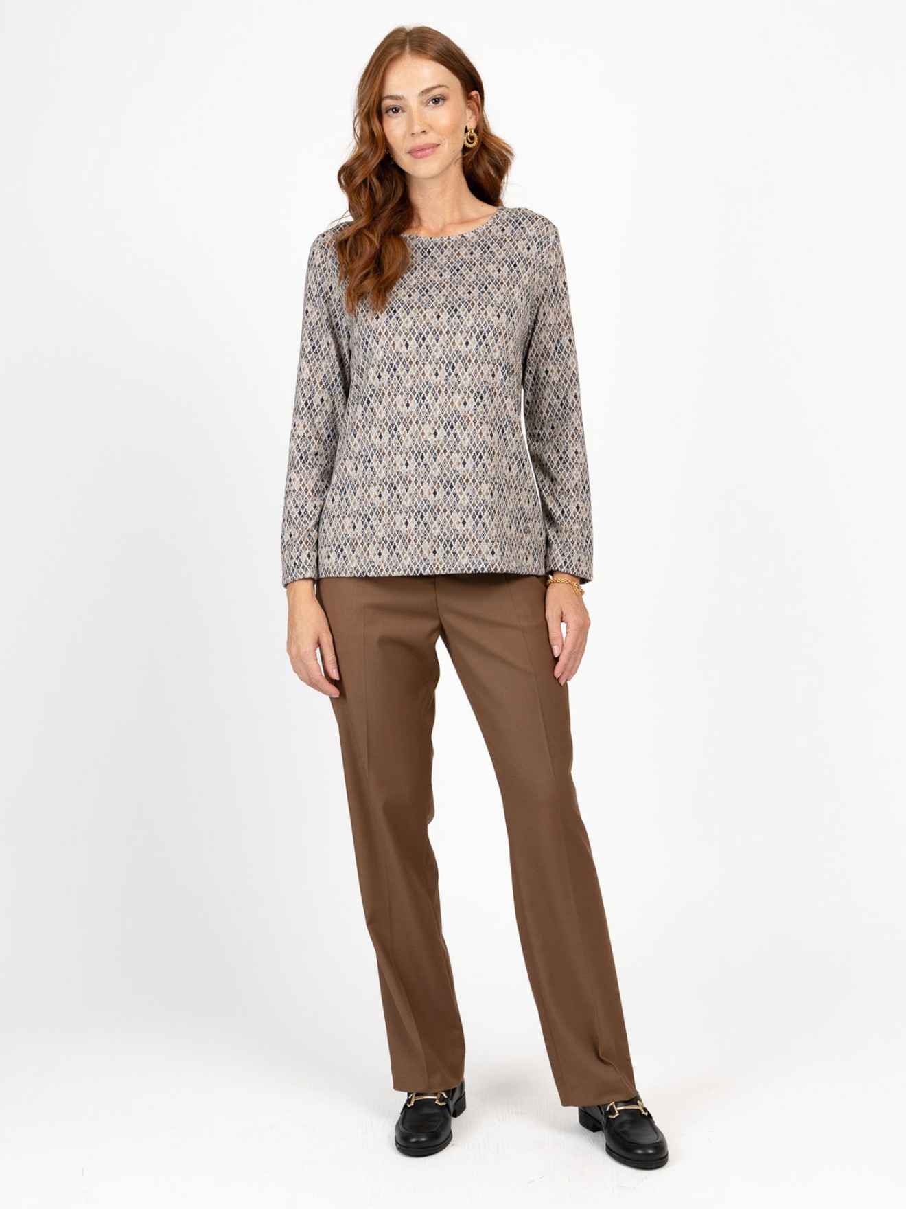 Camisola com Padr�o Geom�trico