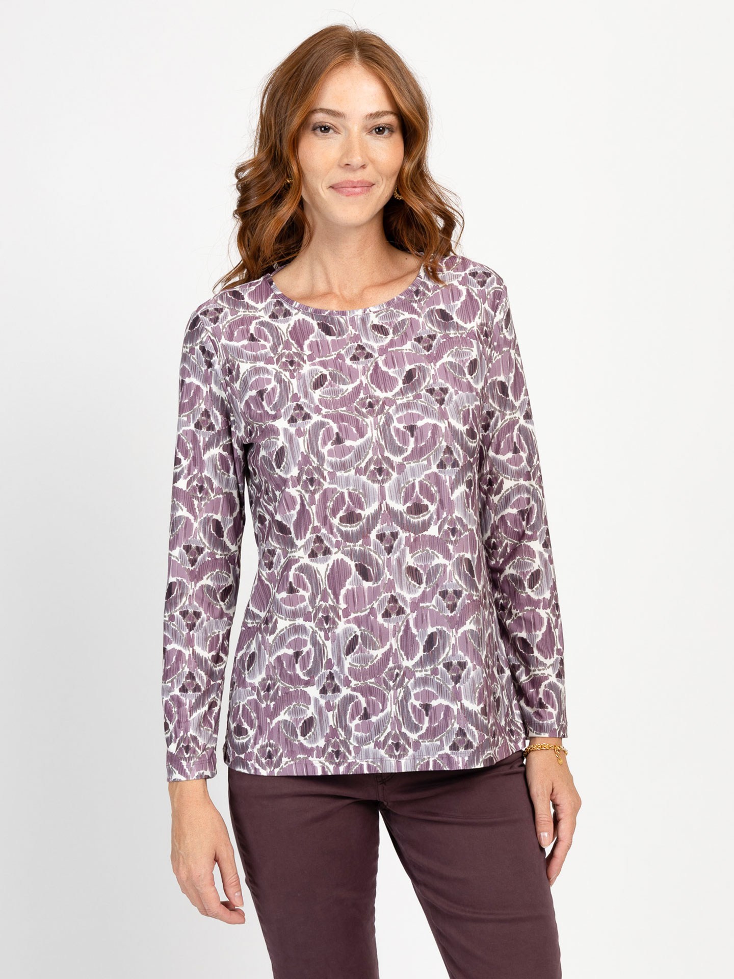 Camisola com Padrão Abstrato