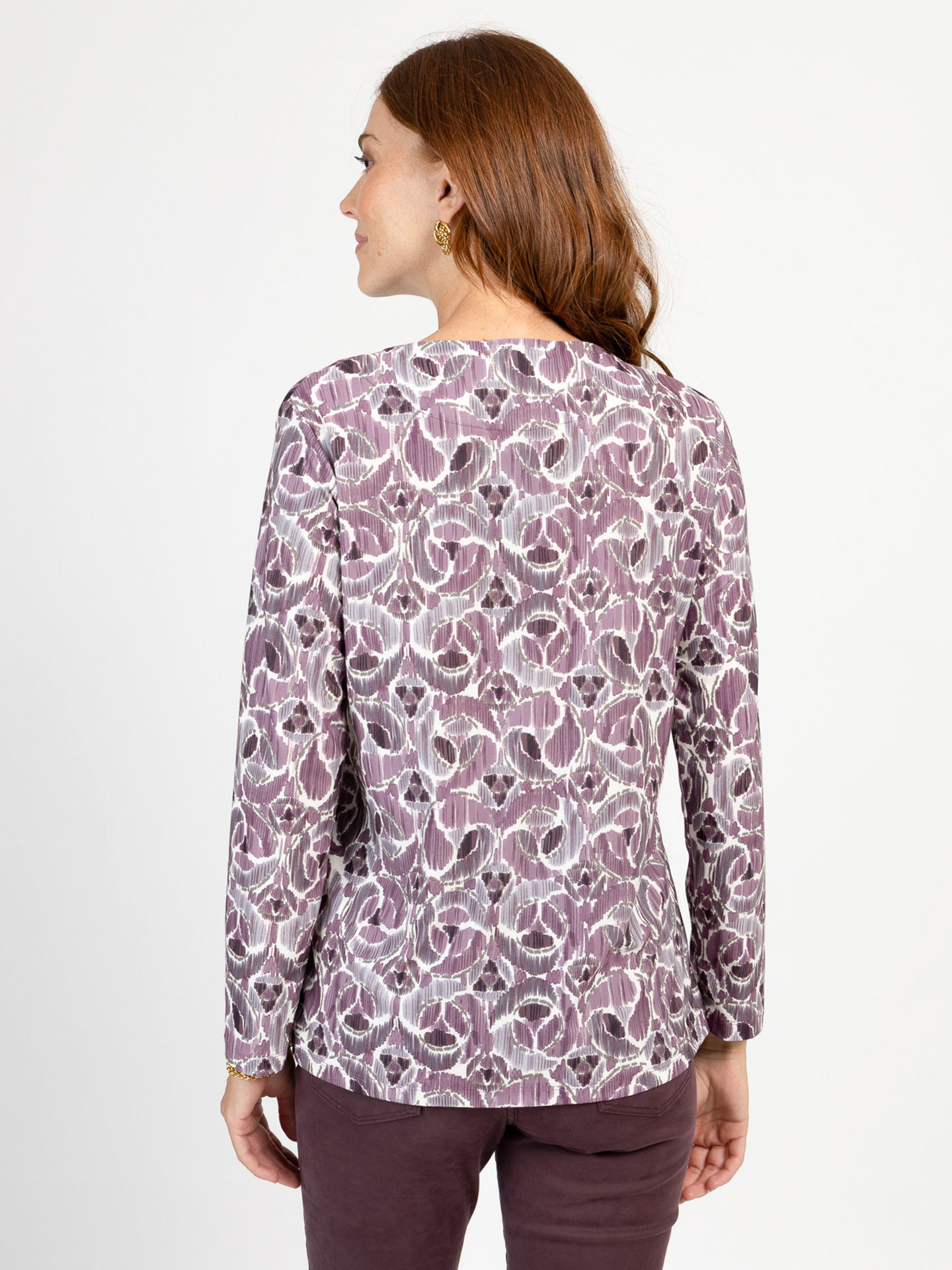 Camisola com Padrão Abstrato